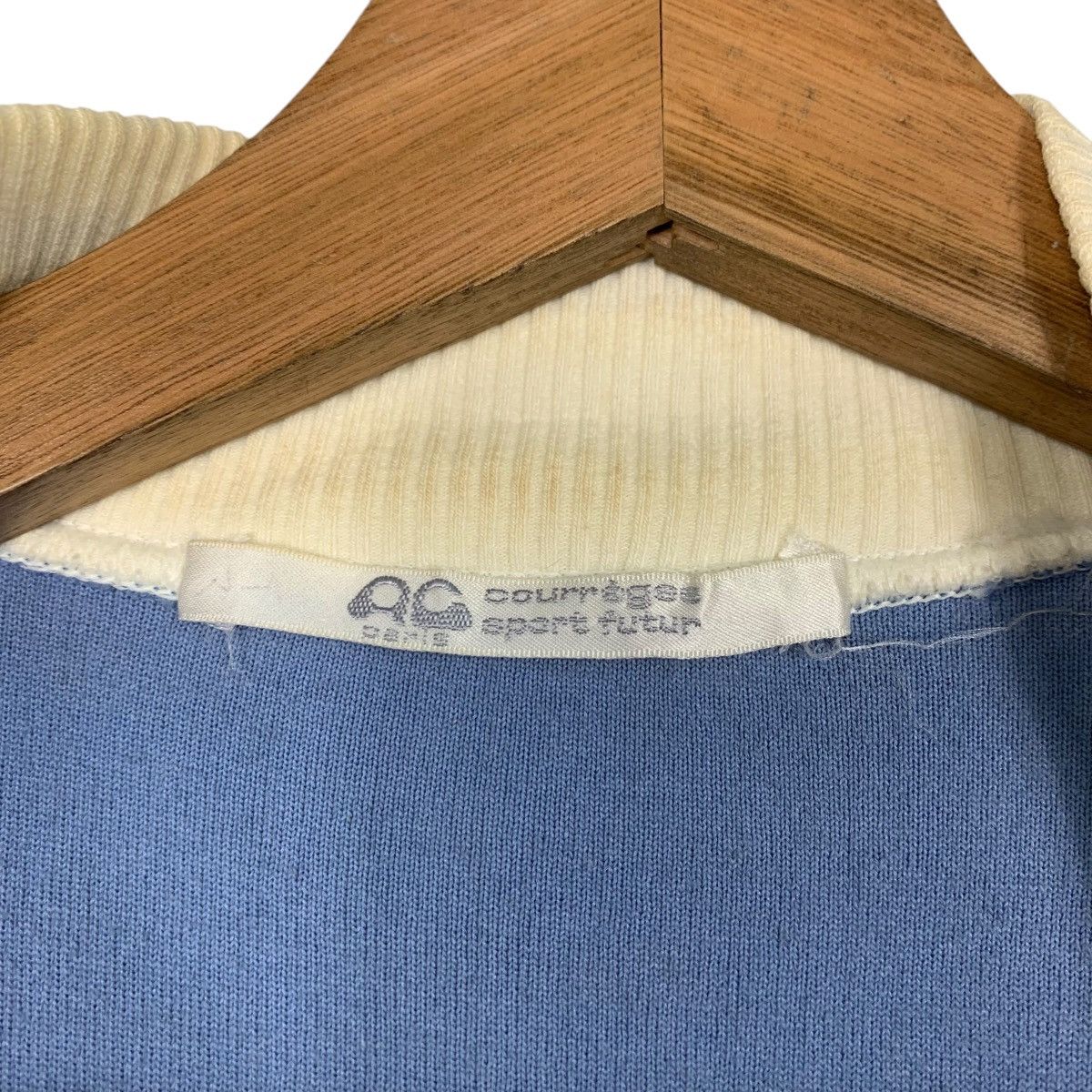 Courreges Vintage COURREGES SPORT FUTUR Sweater Jacket #2390-C107 Size M / US 6-8 / IT 42-44 - 14 Thumbnail