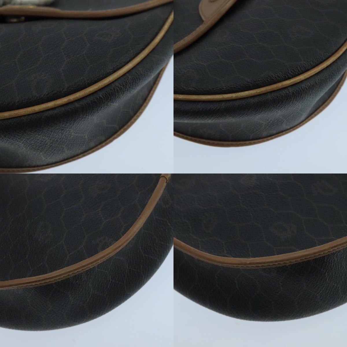 Dior DIOR Honeycomb Canvas Shoulder Bag Pvc Leather Black Size ONE SIZE - 10 Thumbnail