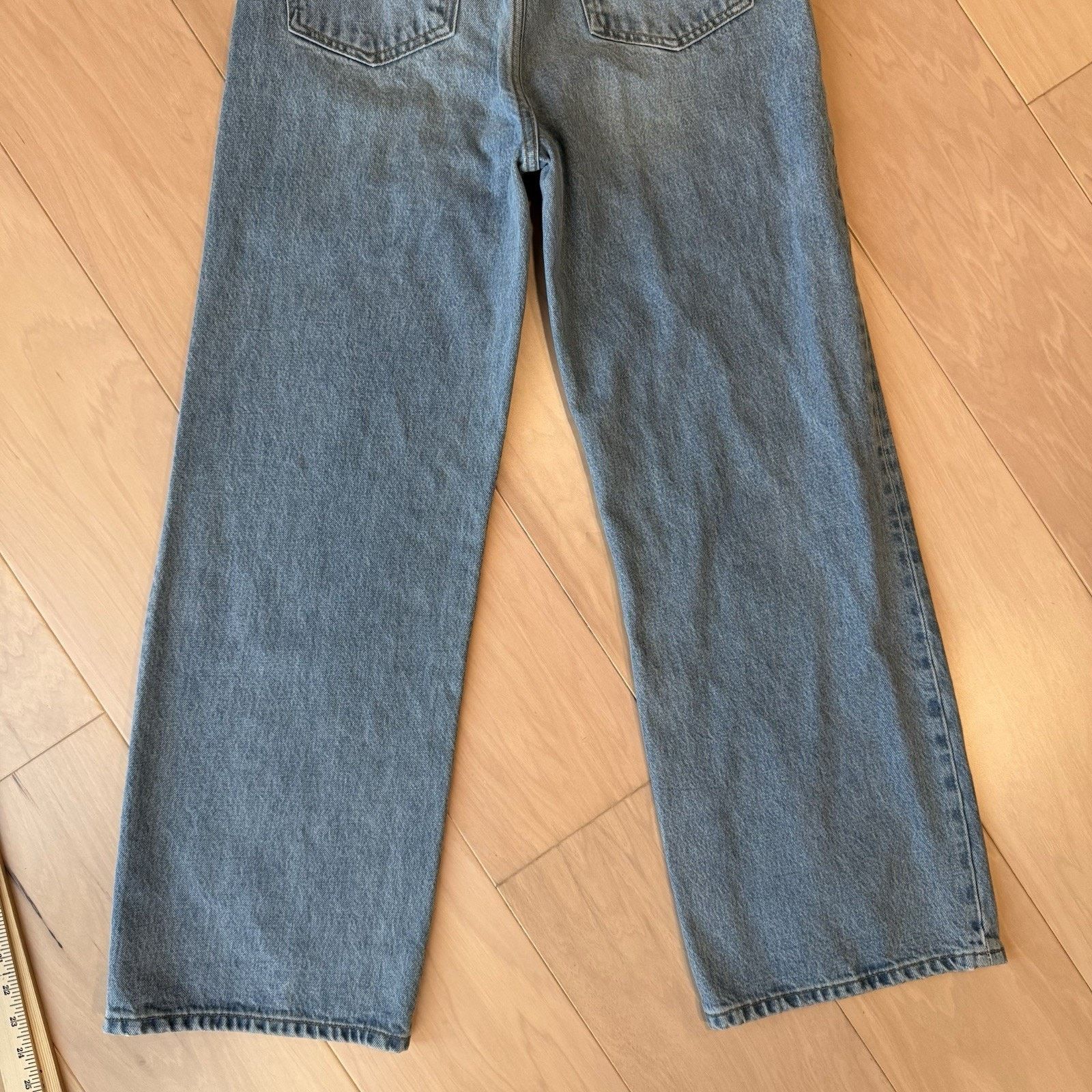 Reformation Reformation Wilder High Rise Wide Leg Cropped Jeans W 28 Size 28" / US 6 / IT 42 - 10 Thumbnail