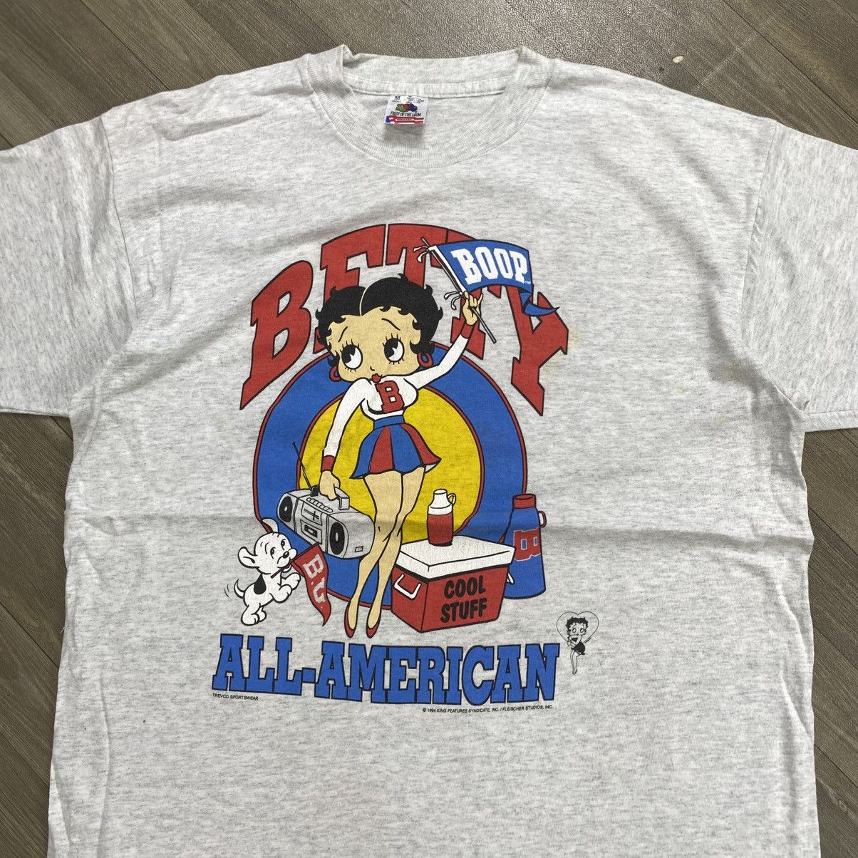 Cartoon Network 1994s Vintage Betty Boop All American Cartoon Network Tee Size US M / EU 48-50 / 2 - 2 Thumbnail