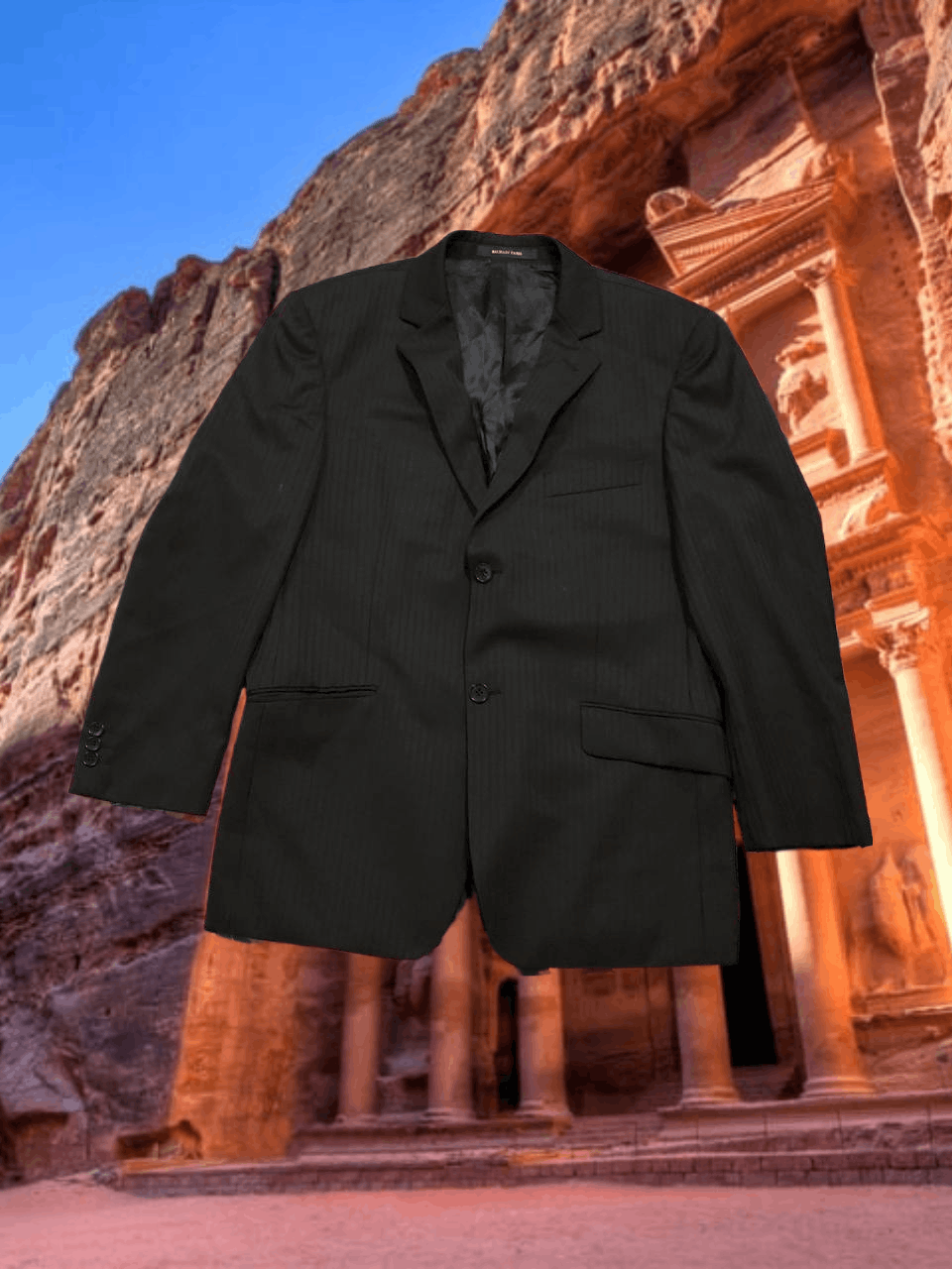 Balmain black Blazer Vintage luxury Balmain streetwear crazy Y2K Size 40S - 1 Thumbnail