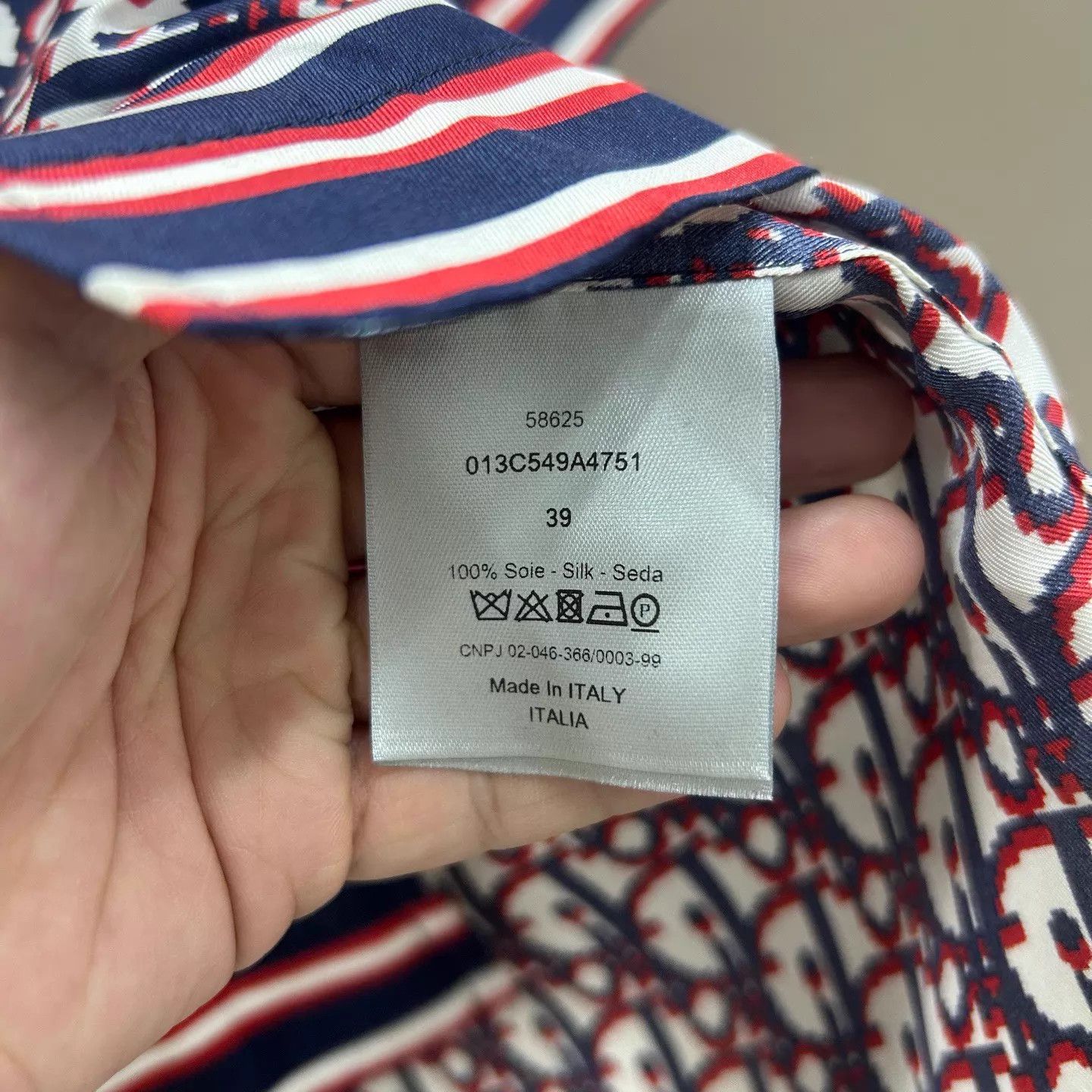 Dior Dior 99 New Silk All-Over Print SS Shirt 39 Size US M / EU 48-50 / 2 - 4 Thumbnail