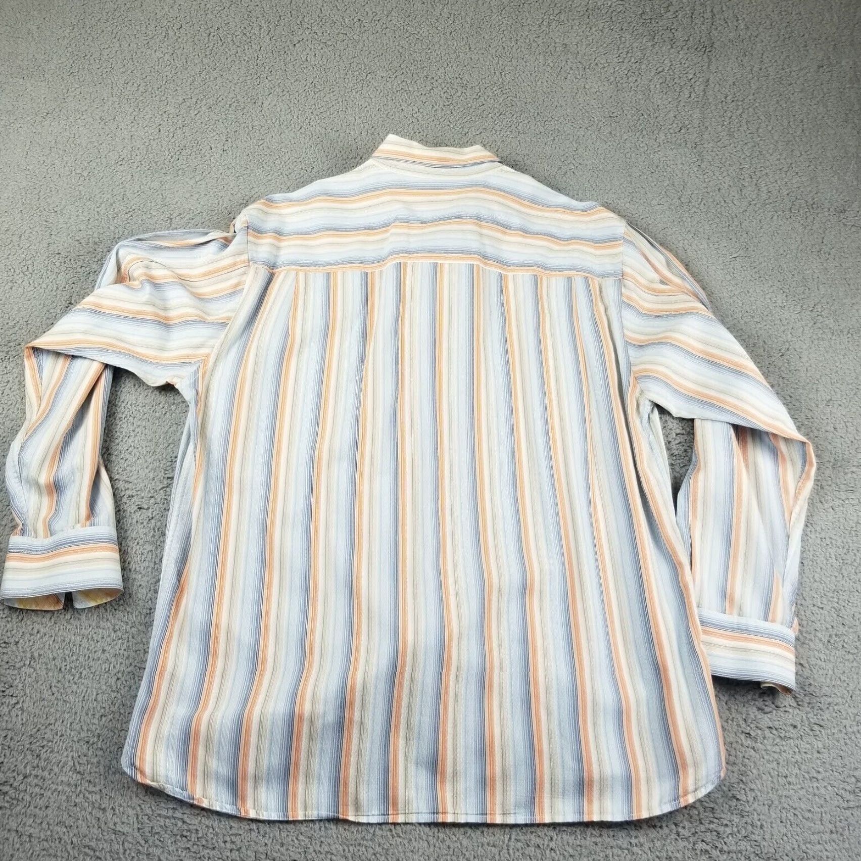 Tommy Bahama VINTAGE Tommy Bahama Button-Down Shirt Long Sleeve XL Rainbow Striped Mens Size US XL / EU 56 / 4 - 7 Thumbnail