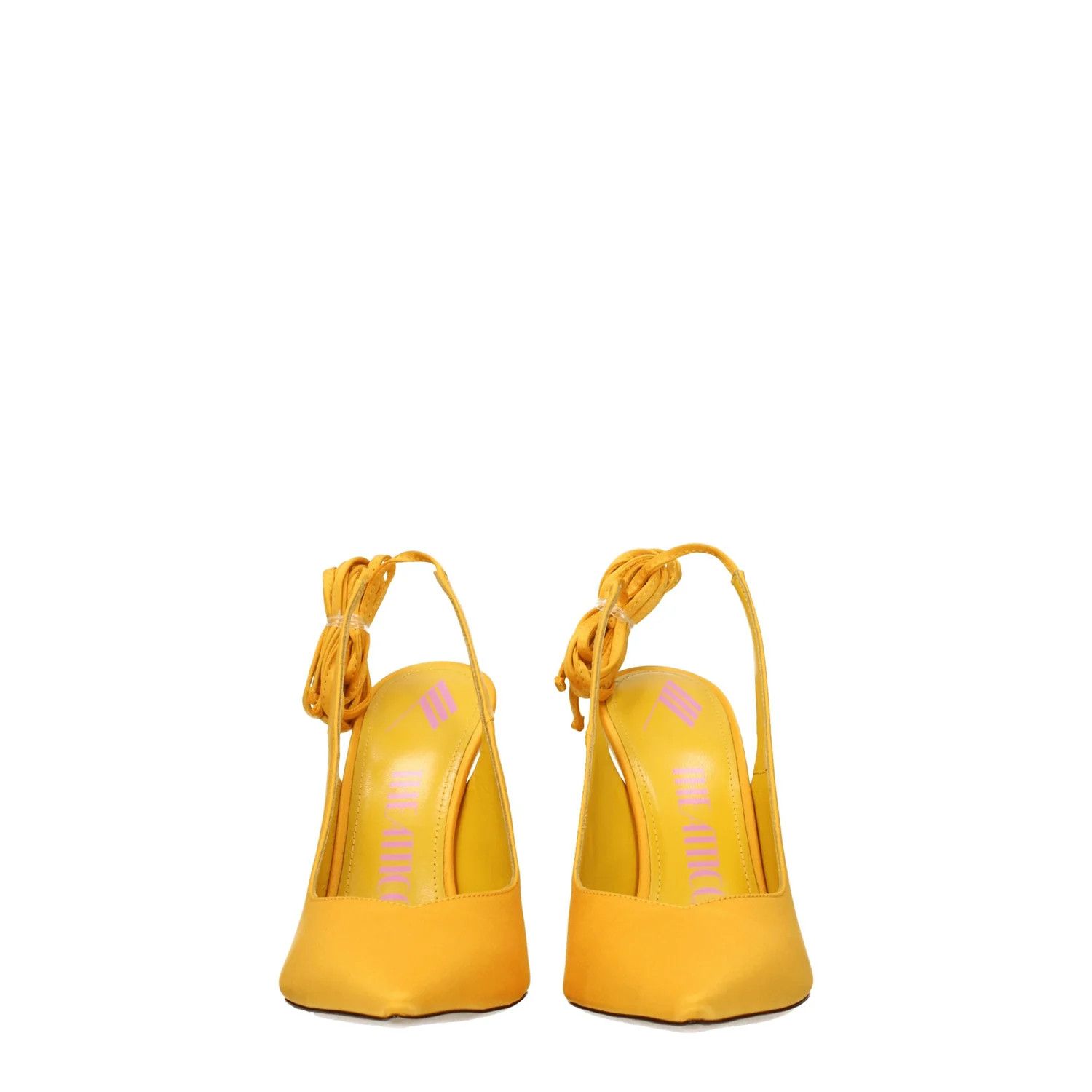 The Attico ob1o1e1224 Satin Sandals in Yellow Size US 6 / IT 36 - 3 Thumbnail