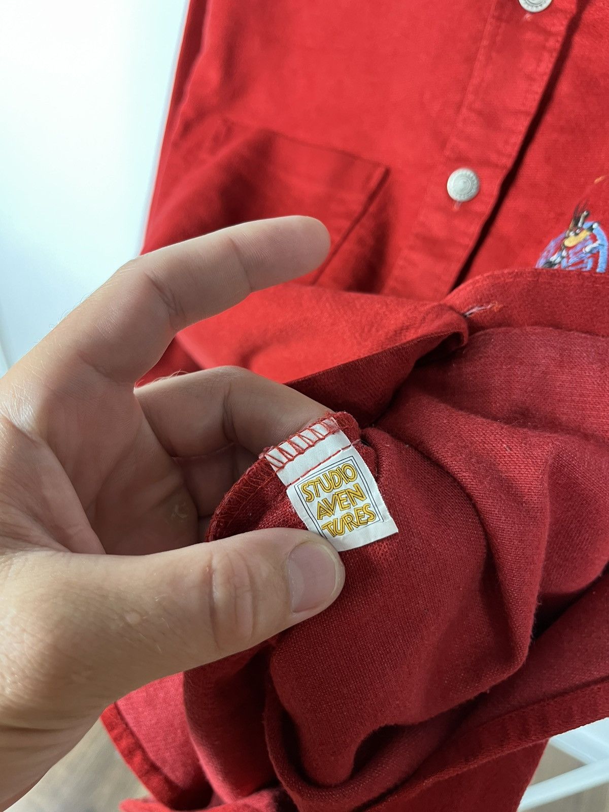 Other Tex Avery Motor Club Red Button Up Shirt Studio Aventures M Size US M / EU 48-50 / 2 - 8 Thumbnail