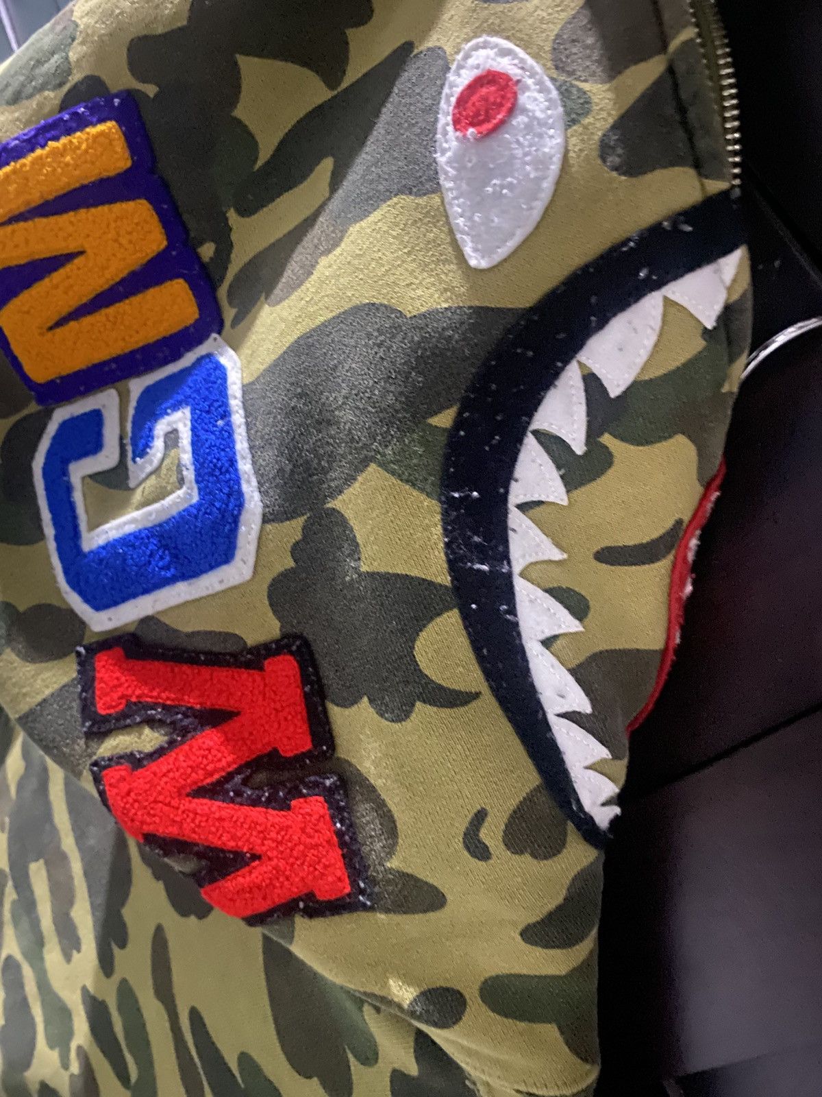 Bape Bape shark green camo Size US XL / EU 56 / 4 - 4 Thumbnail
