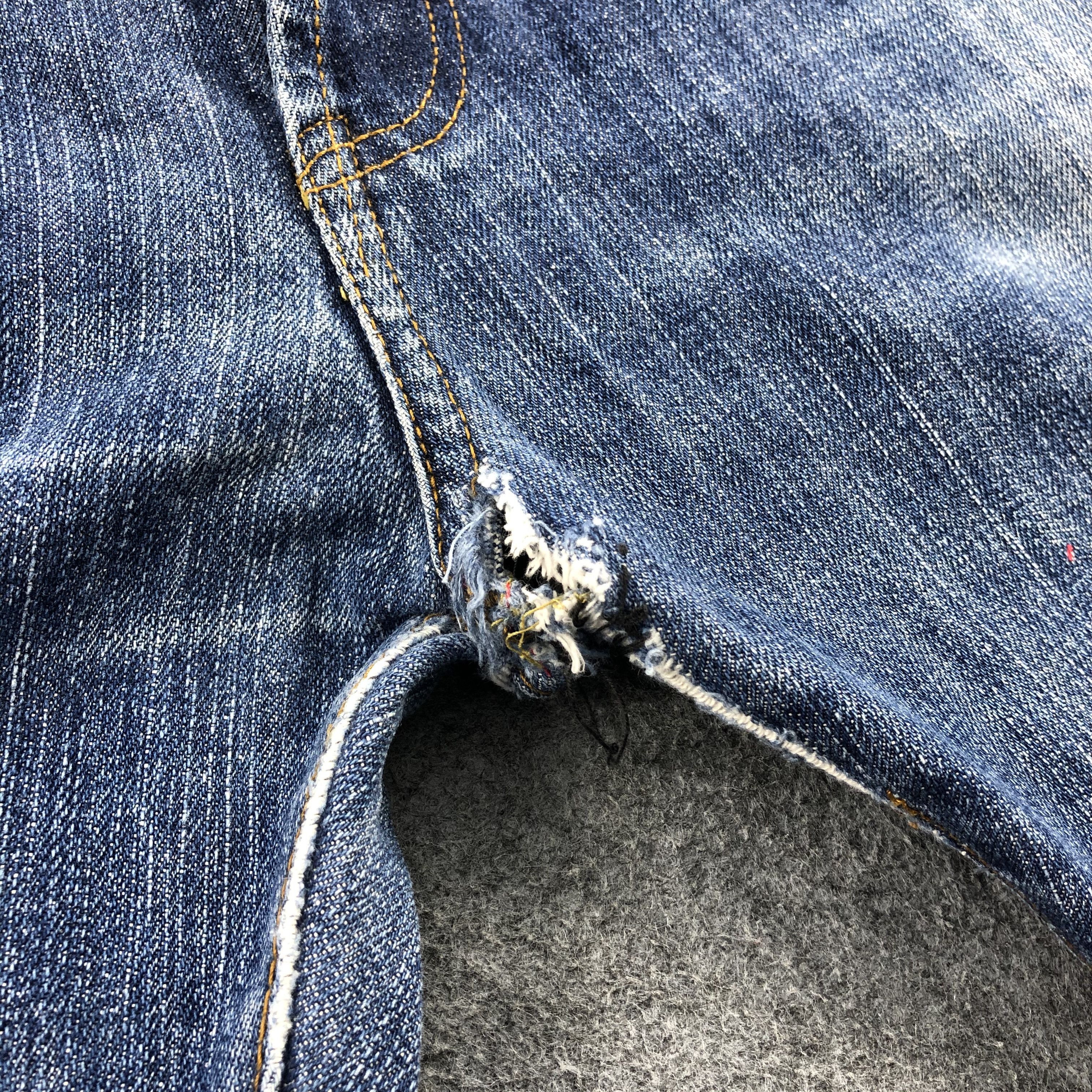 Levi's × Vintage Vintage 90s Blue Wash Levis 501 Jeans-JM1384 Size US 38 / EU 54 - 9 Thumbnail