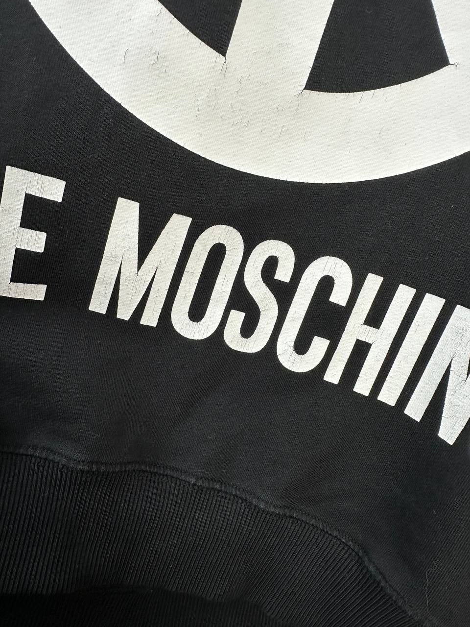 Moschino Love Moschino Peace Logo Sweatshirt Black Jumper Long Sleeve Size US M / EU 48-50 / 2 - 12 Thumbnail