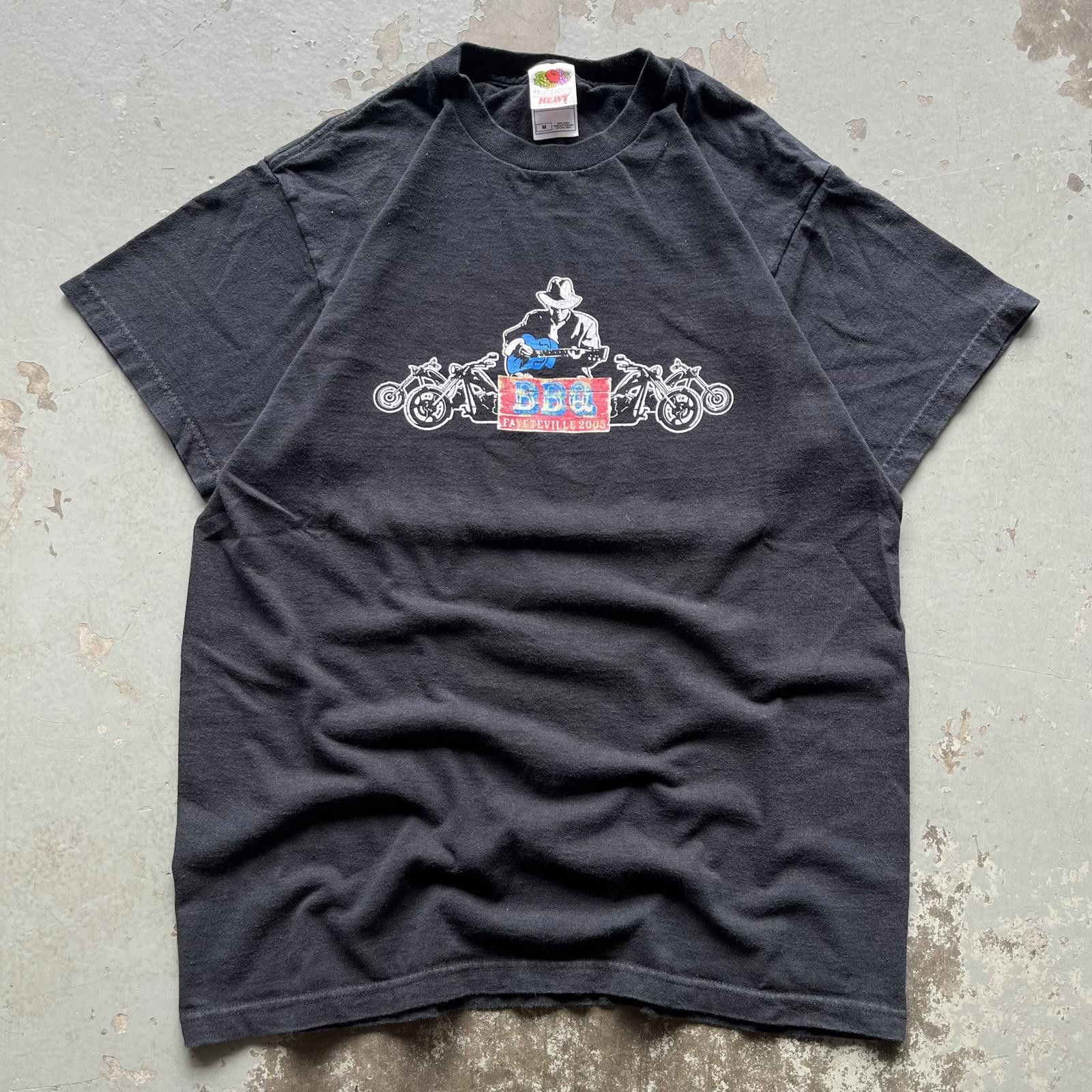 Fruit Of The Loom × Vintage Vintage Y2K Dickson Street Biker Blues BBQ Arkansas Shirt Size US M / EU 48-50 / 2 - 1 Thumbnail