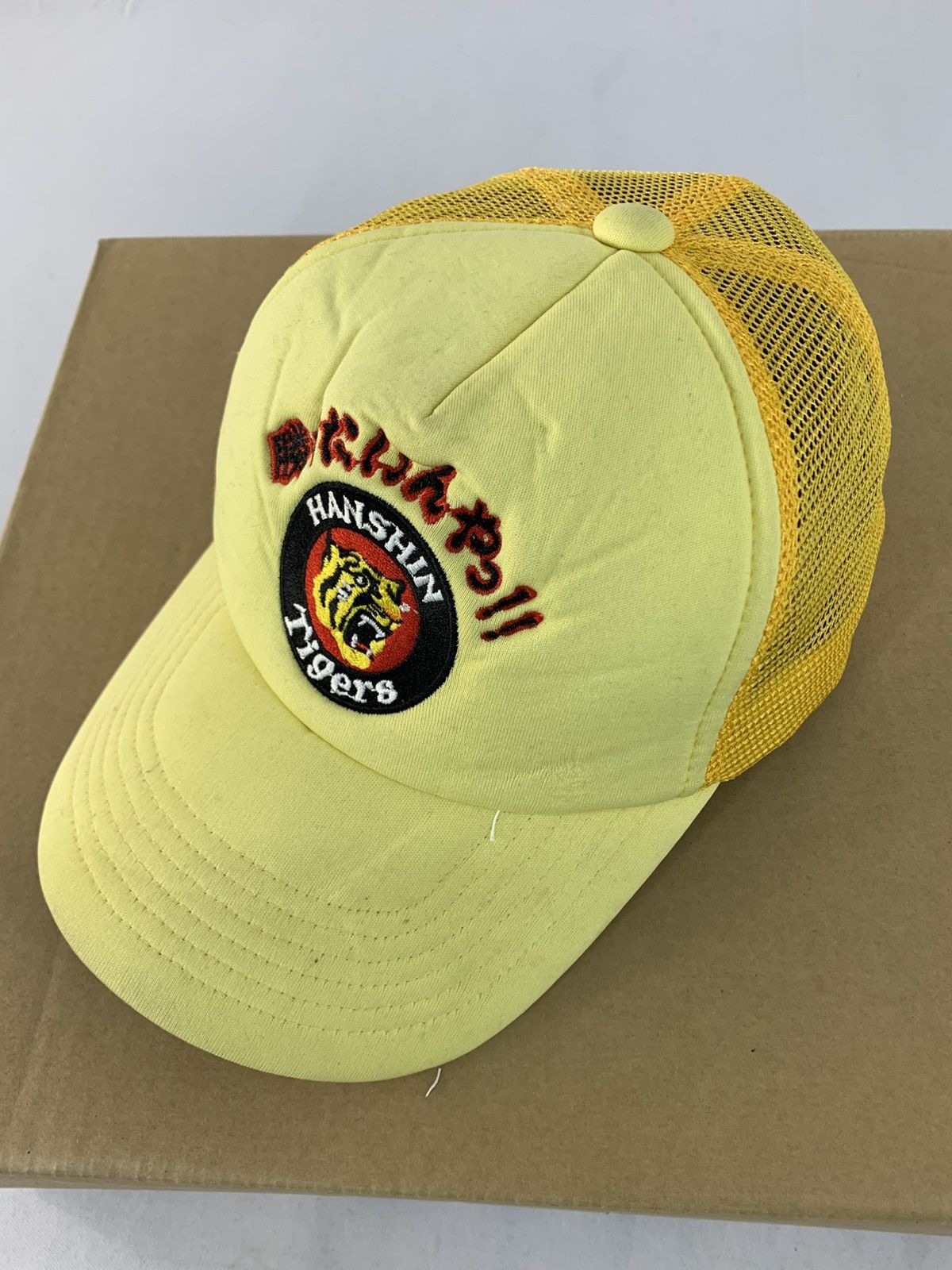 Japanese Brand Hanshin Tiger Japanese Baseball Snap Cap Embroidery Logo Size ONE SIZE - 3 Thumbnail