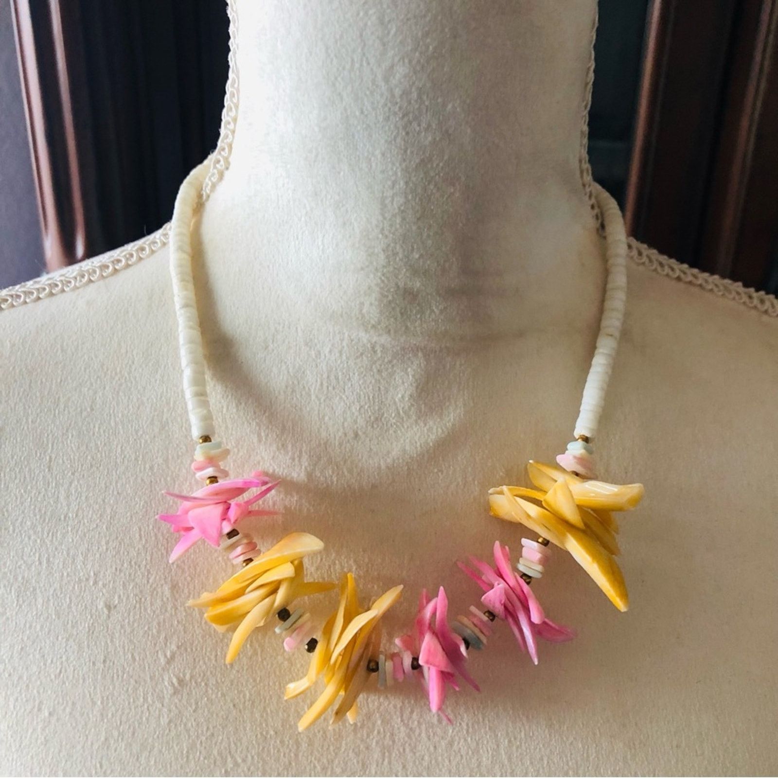 Vintage Vintage boho starburst shell necklace Size ONE SIZE - 2 Thumbnail