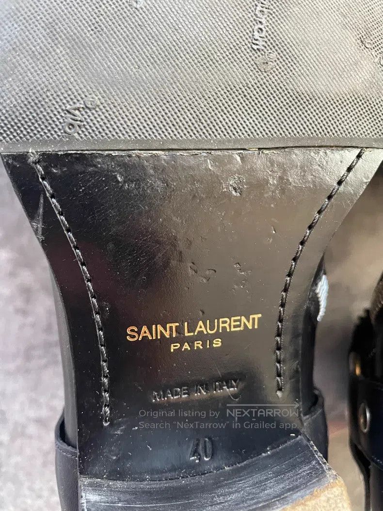 Saint Laurent Paris Saint Laurent Paris Zipper Ring Chain Chelsea Boots Size US 7 / EU 40 - 7 Thumbnail