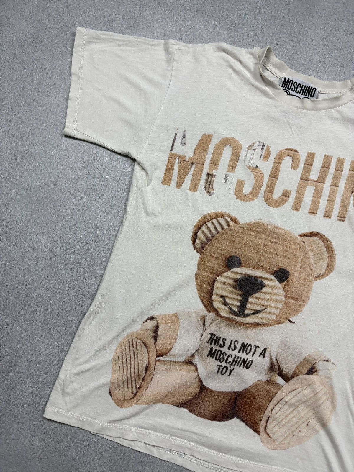 Moschino Moschino This Is Not A Moschino Toy Teddy Bear T-Shirt Size XXS / US 00 / IT 34 - 3 Thumbnail