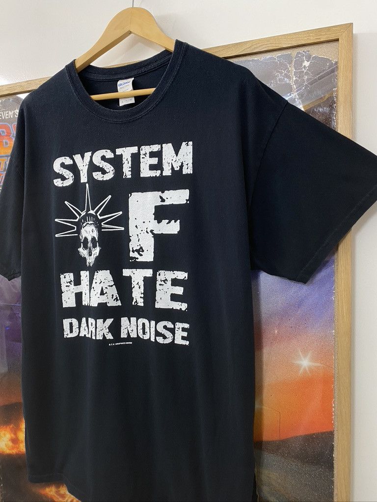 Band Tees × Gildan 10s System Of Hate Dark Noise English Punk Band Promo Tee Size US XL / EU 56 / 4 - 5 Thumbnail
