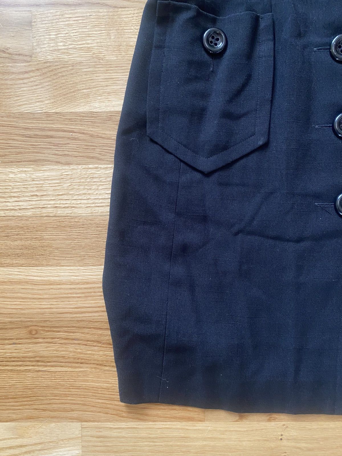 Yves Saint Laurent Vintage Yves Saint Laurent Variation Wool Dress Black Size L Size M / US 6-8 / IT 42-44 - 3 Thumbnail