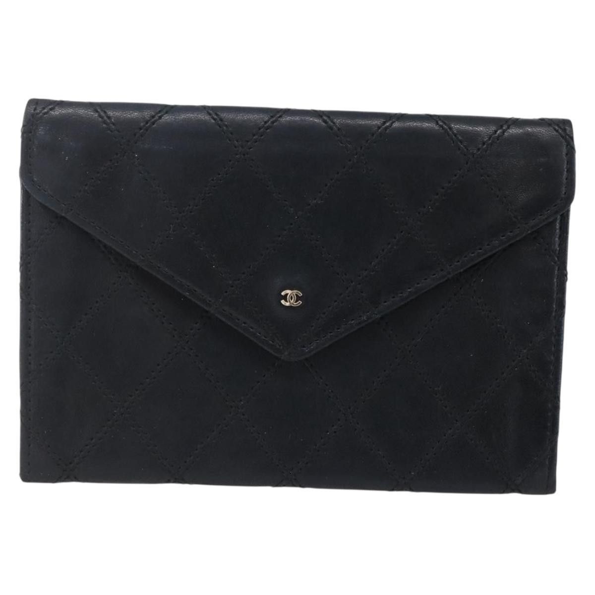 Chanel Vintage CC Flap Wallet Leather
