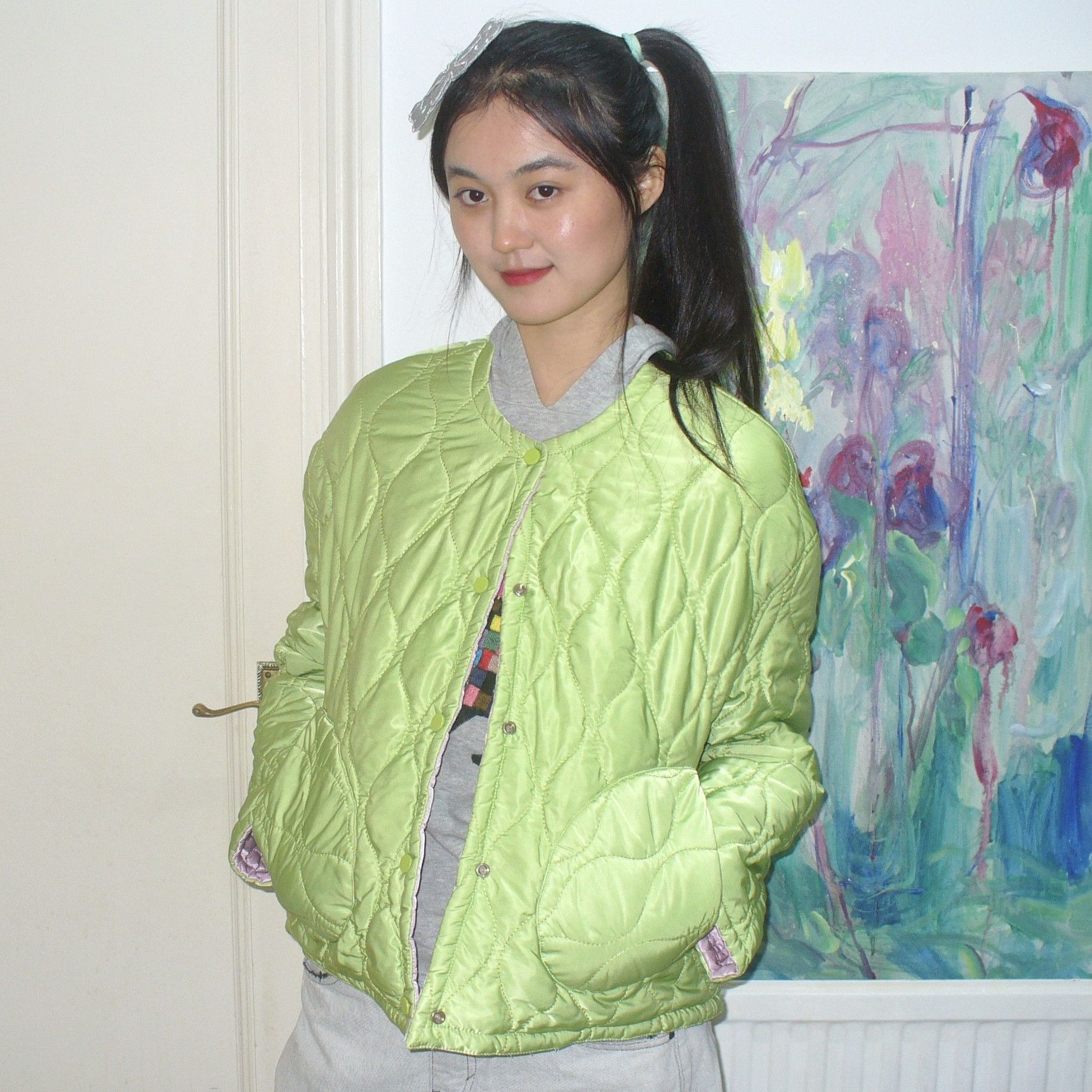 Other Preloved Asian designer puffer jacket with 2-sides Size ONE SIZE - 1 Thumbnail