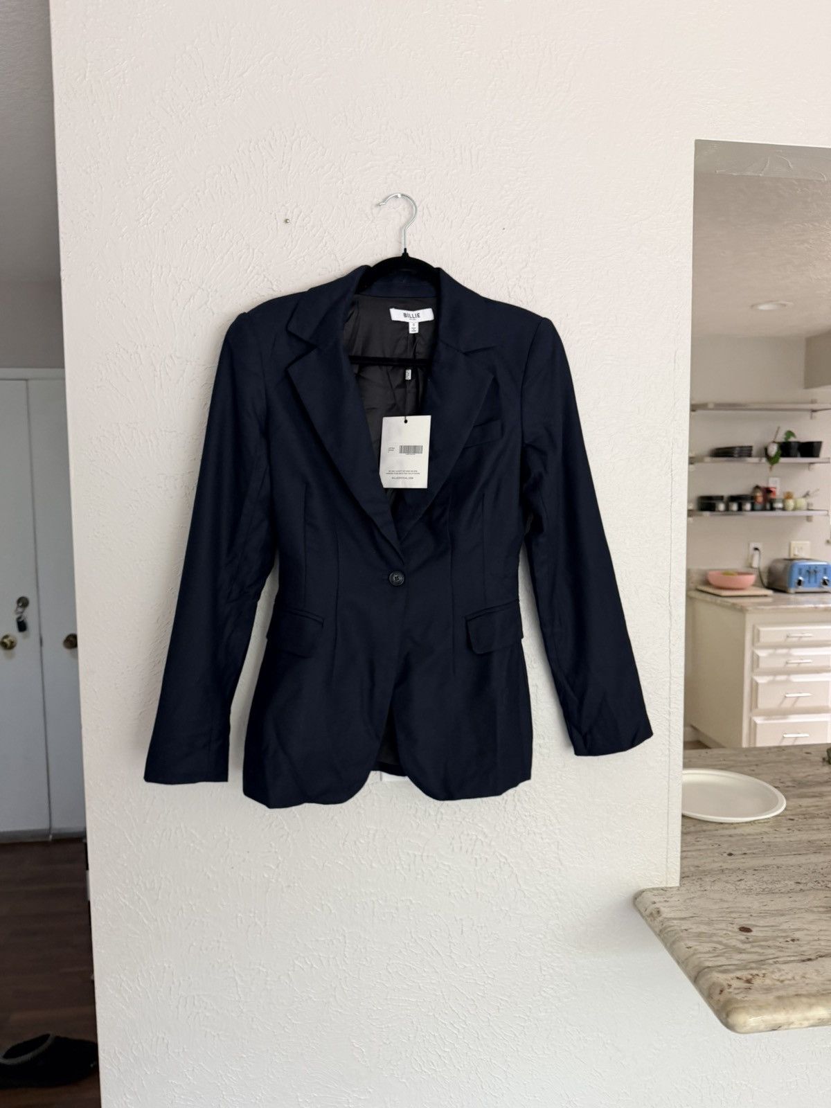 Other Billie the label Jamie blazer midnight blue jacker NWT S Size S / US 4 / IT 40 - 5 Thumbnail