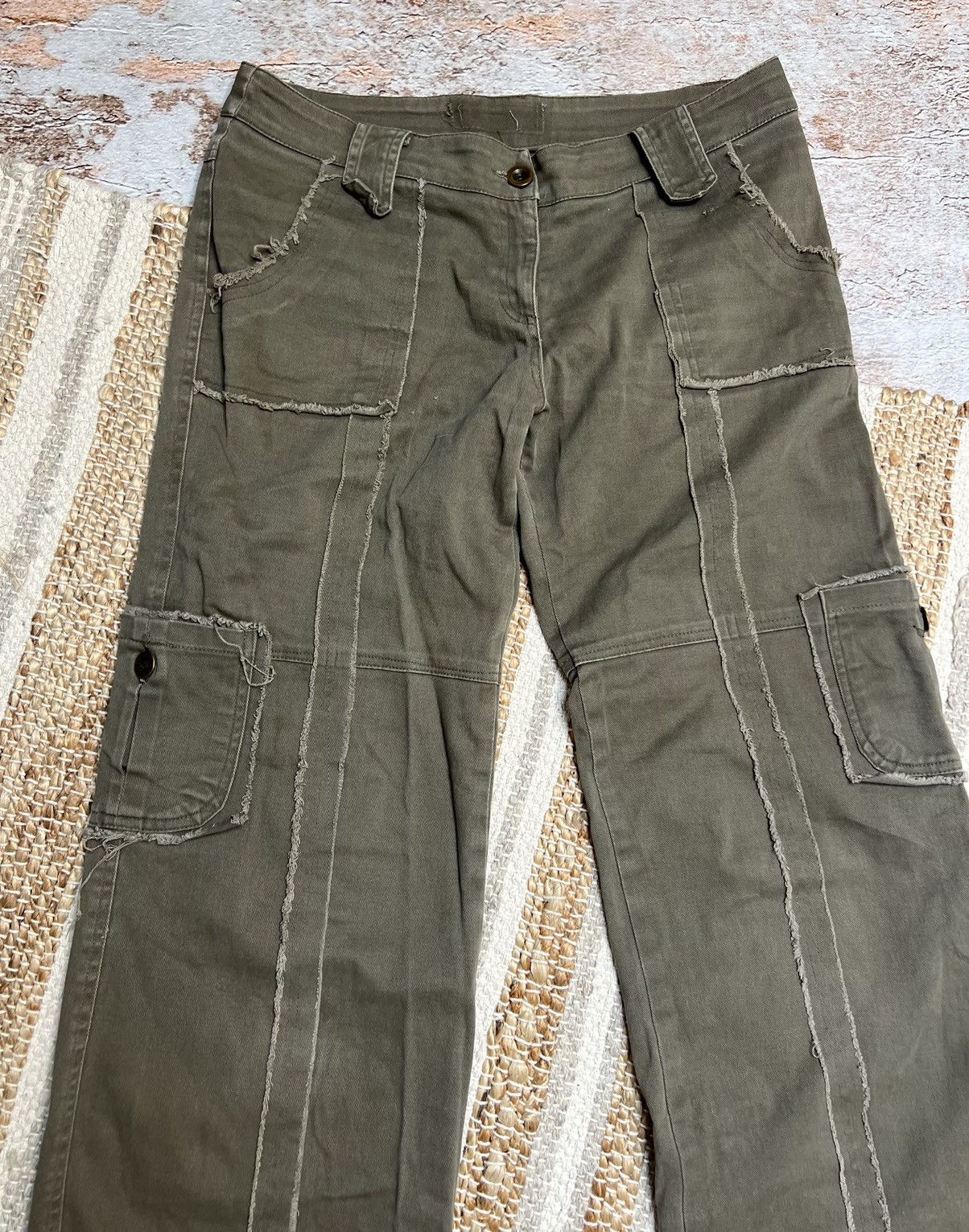 If Six Was Nine × Japanese Brand Vintage Japanese military flare pants Size 27" / US 4 / IT 40 - 4 Thumbnail