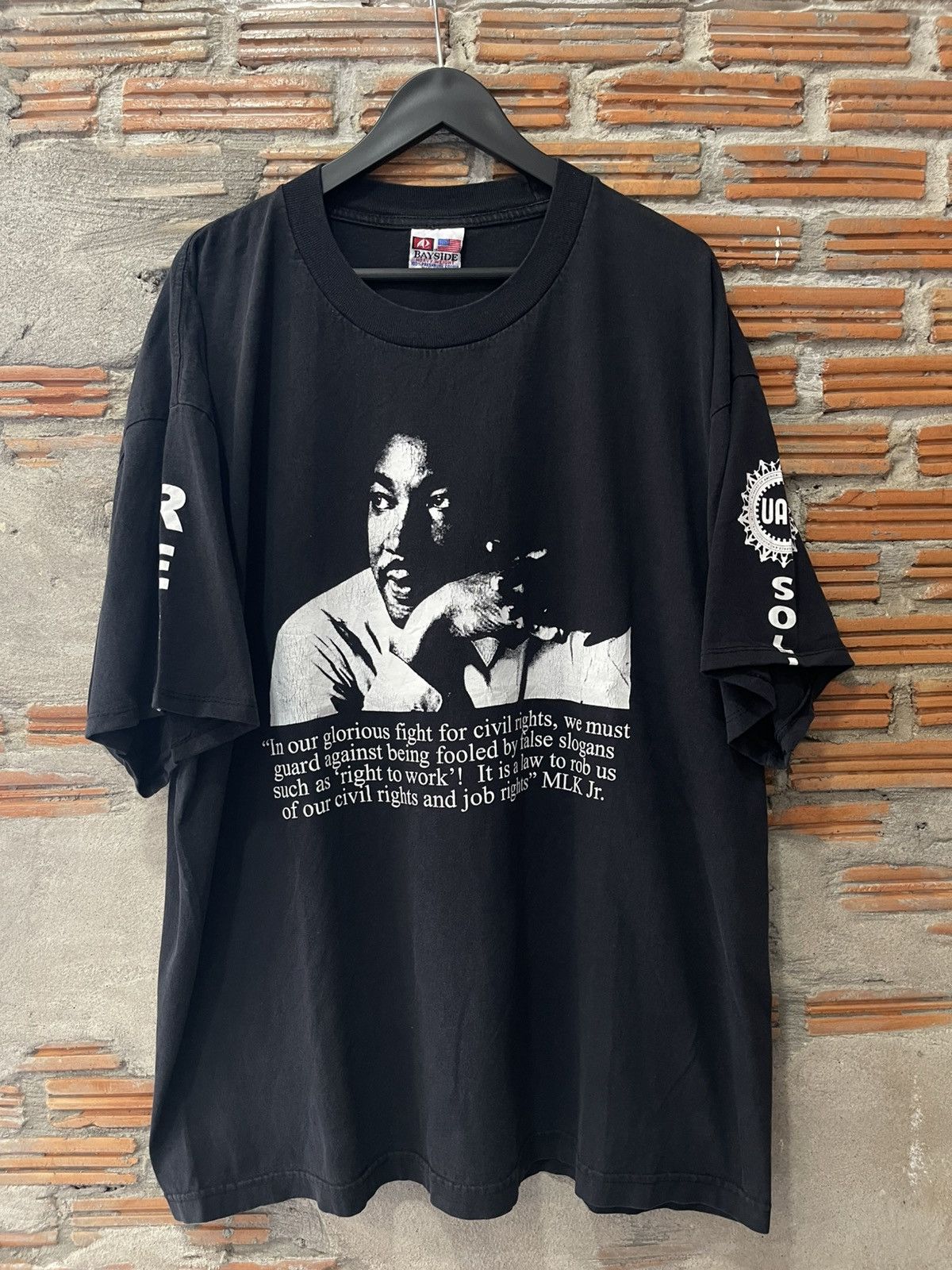 Vintage Vintage Martin Luther King Bayside T shirt Size US XXL / EU 58 / 5 - 2 Thumbnail