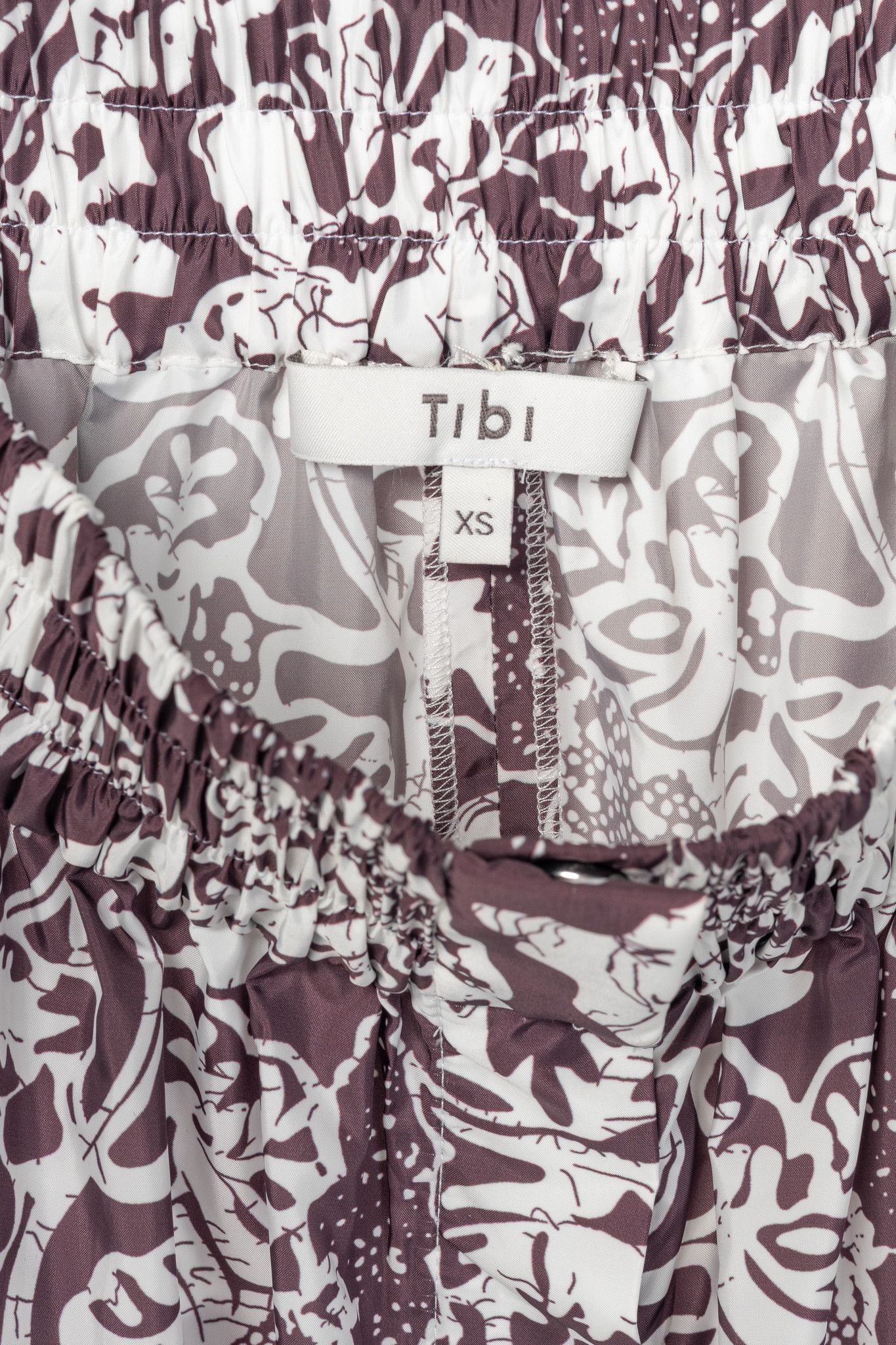 Tibi Tibi Cinnamon Multi Recycled Nylon Batik Full Skirt Size 26" / US 2 / IT 38 - 7 Thumbnail