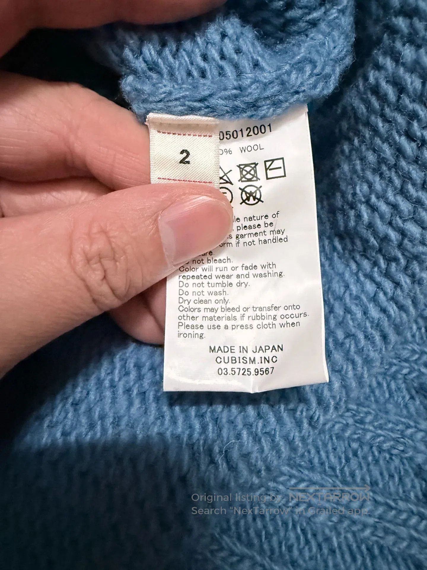 Visvim VISVIM SELMER Long Cardigan (Uneven Dye). Size US M / EU 48-50 / 2 - 7 Thumbnail