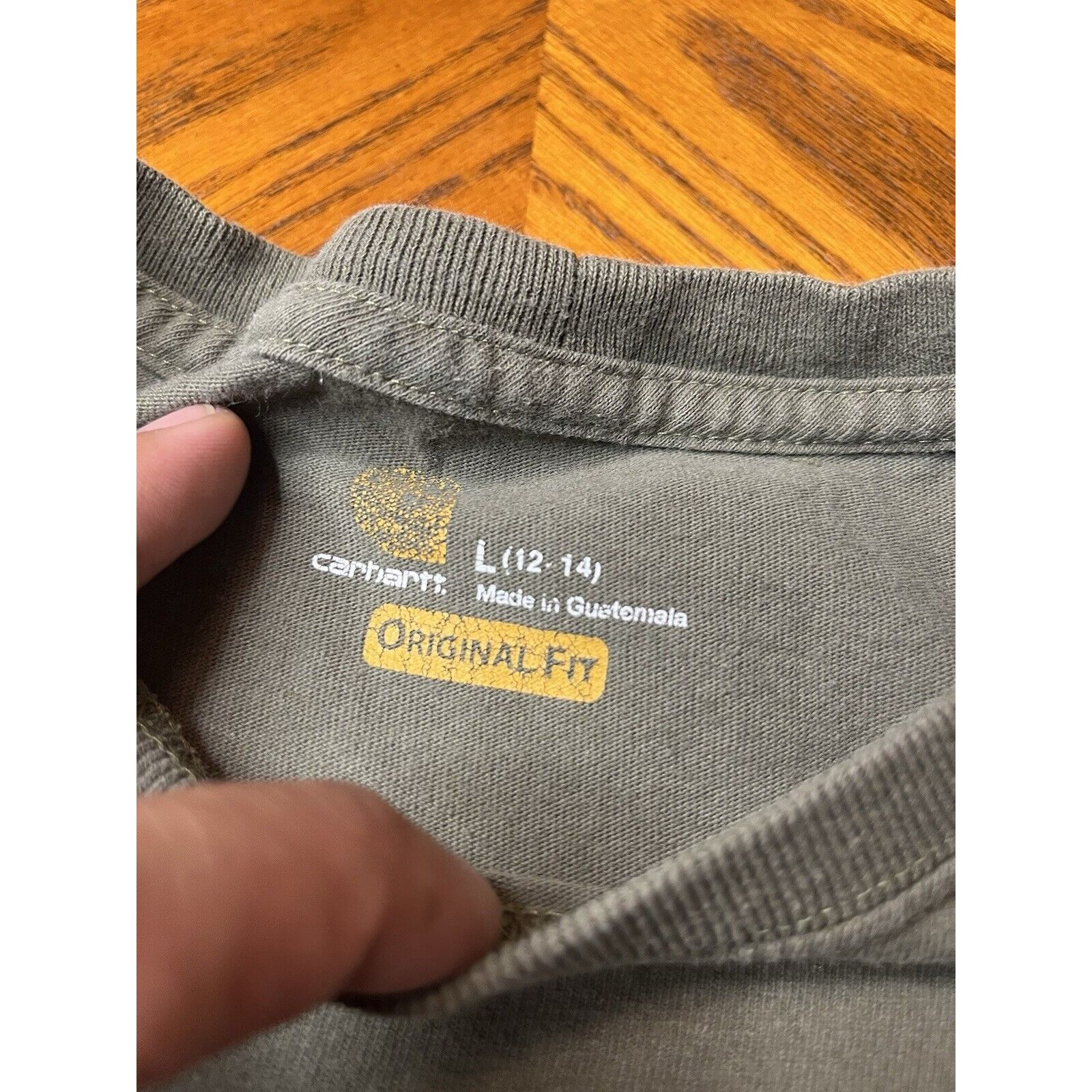 Carhartt carhartt shirt size large distressed sunbaked y2k short slee Size US L / EU 52-54 / 3 - 3 Thumbnail