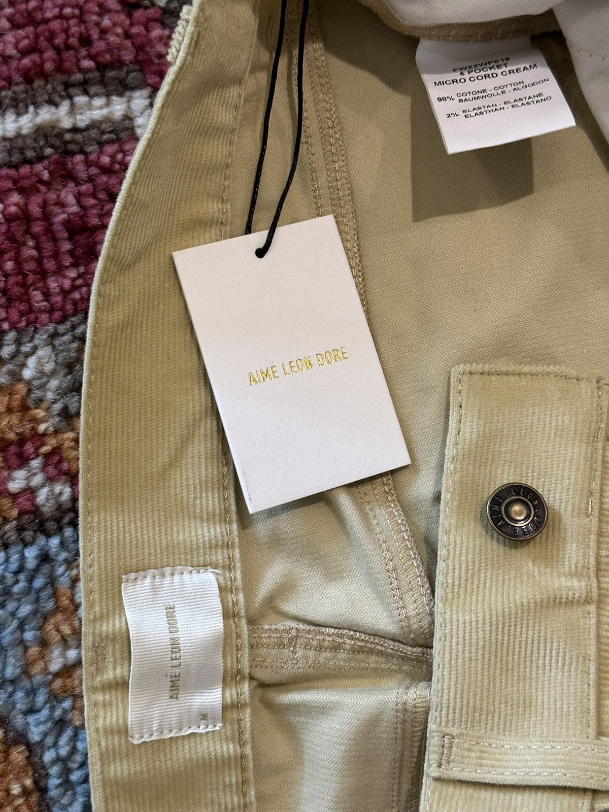 Aime Leon Dore Aime Leon Dore Micro Cord Pant Size US 34 / EU 50 - 3 Thumbnail