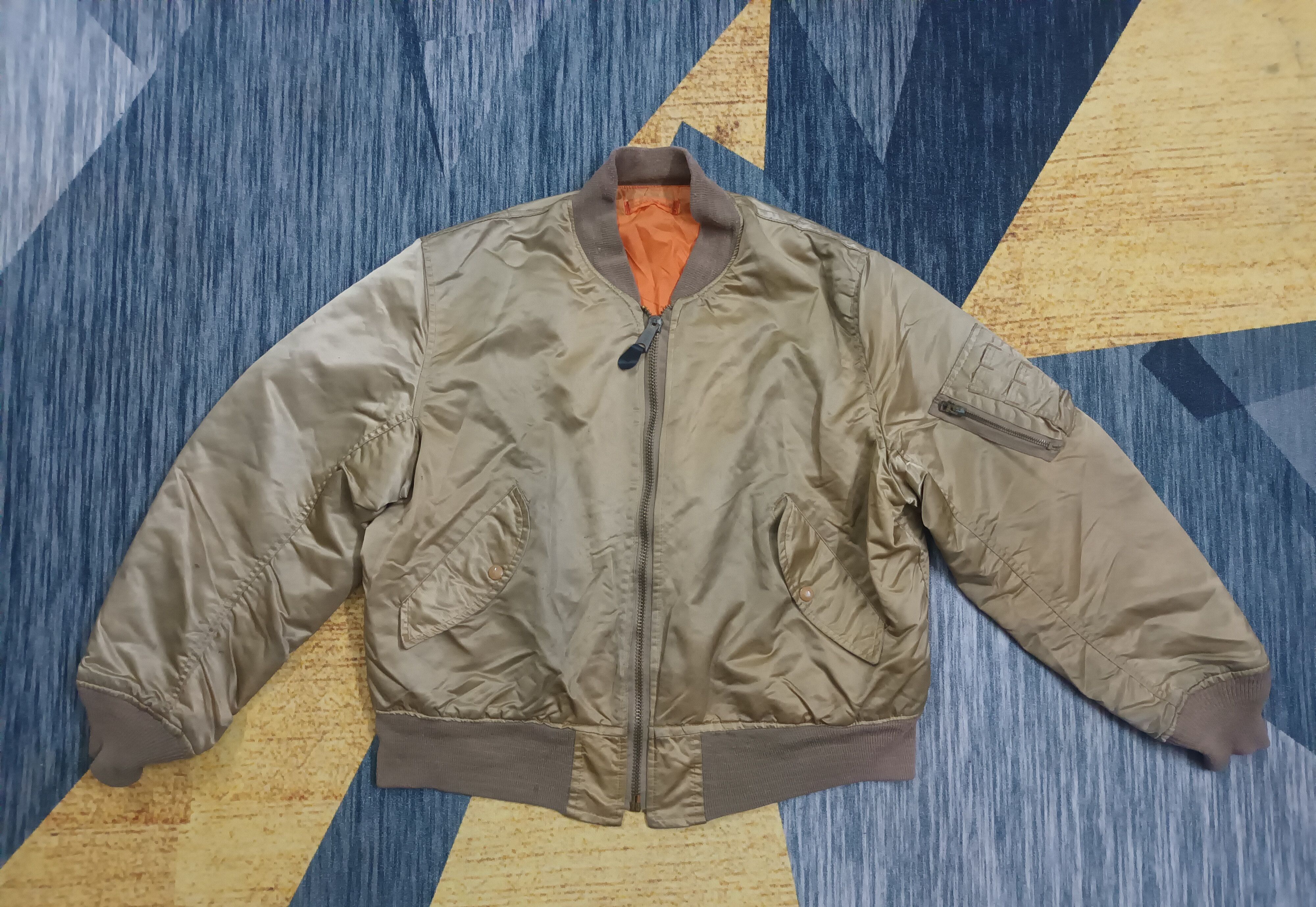 Other 🔥 FLYERS MAN MA - 1 BOMBER JACKET 🔥 Size US L / EU 52-54 / 3 - 2 Thumbnail