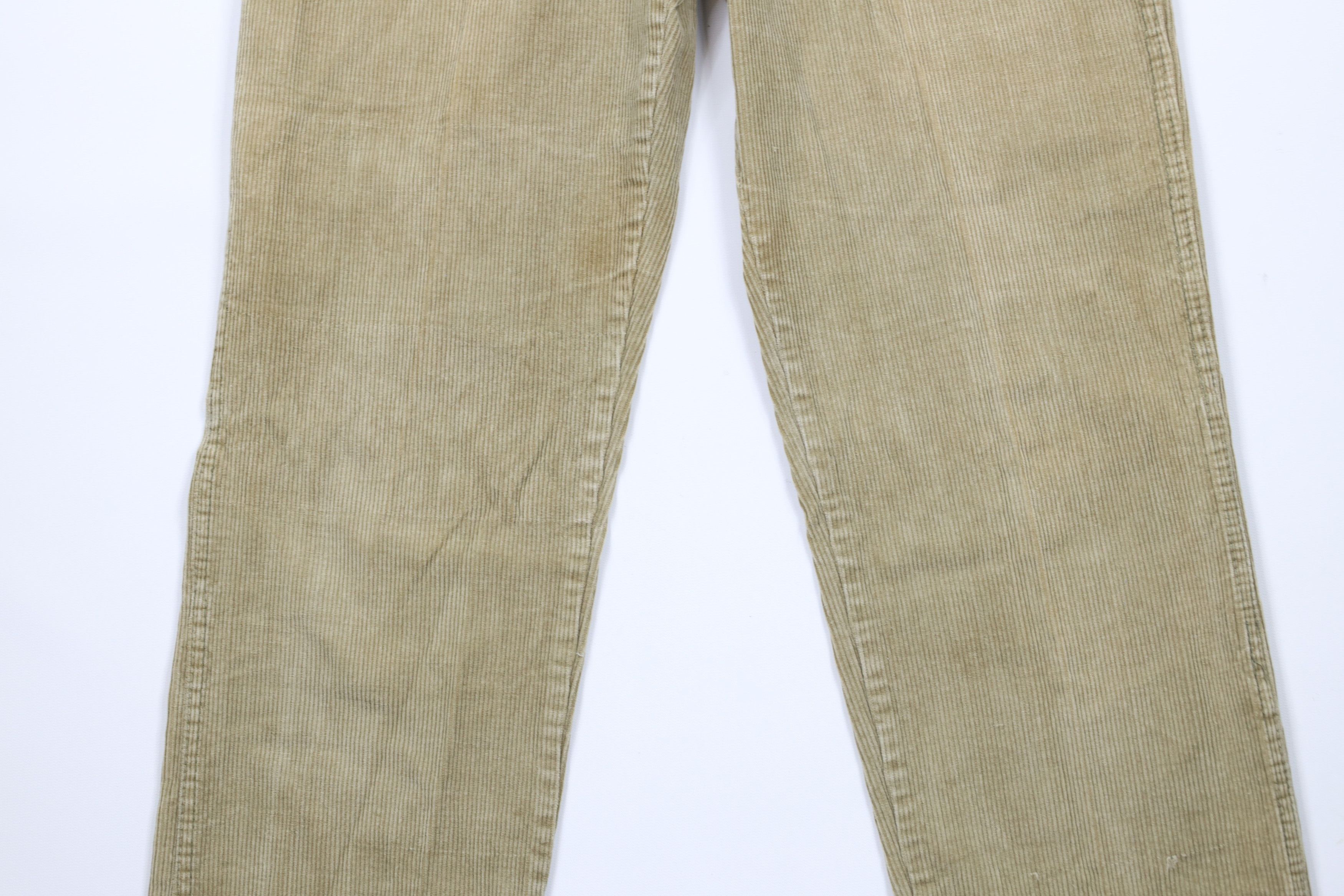 Vintage Vintage 90s Streetwear Straight Leg Corduroy Chino Pants Size 32" / US 10 / IT 46 - 3 Thumbnail