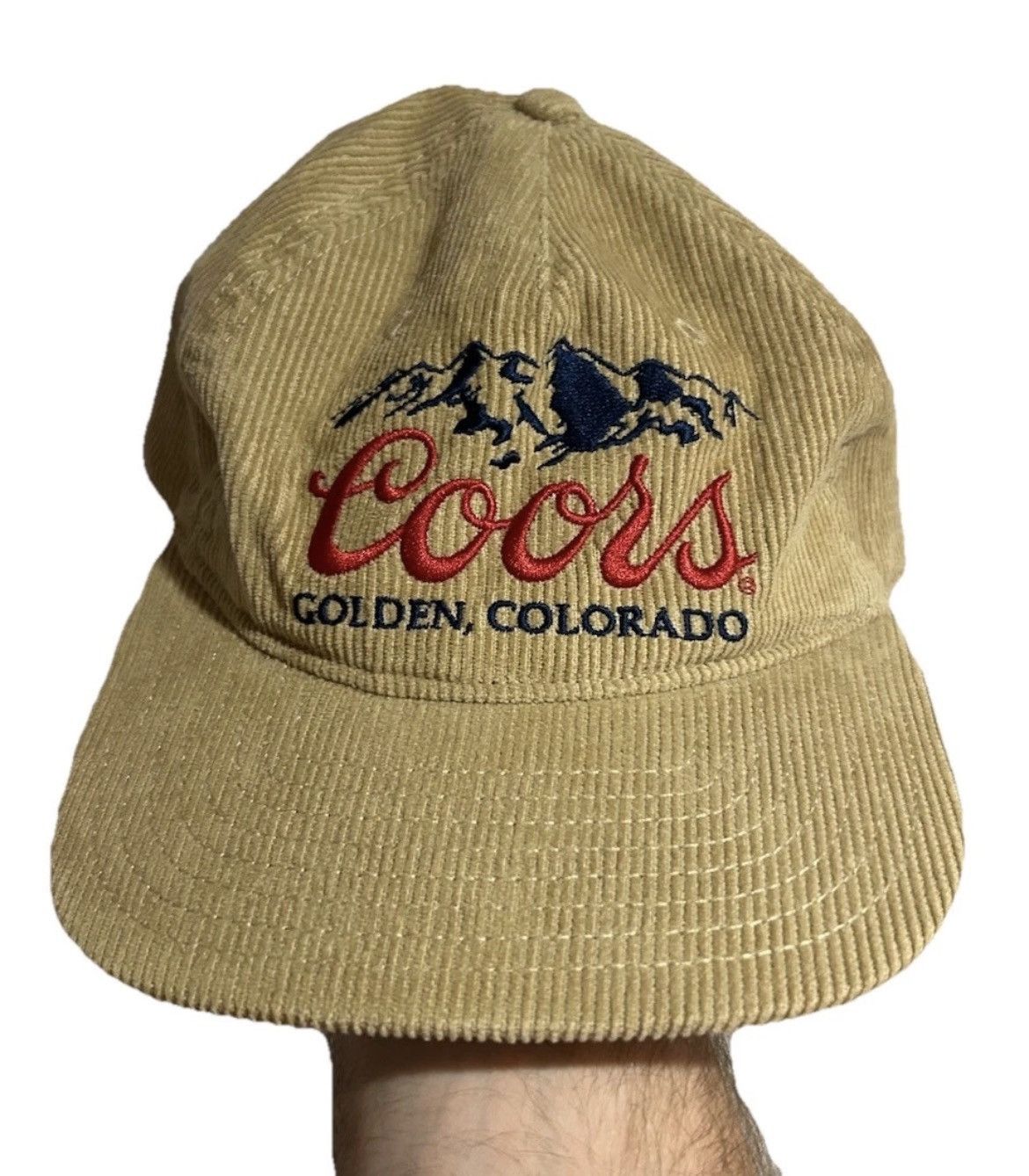Other Coors Beer Corduroy Snapback Snap Back Hat Cap Colorado Size ONE SIZE - 1 Thumbnail