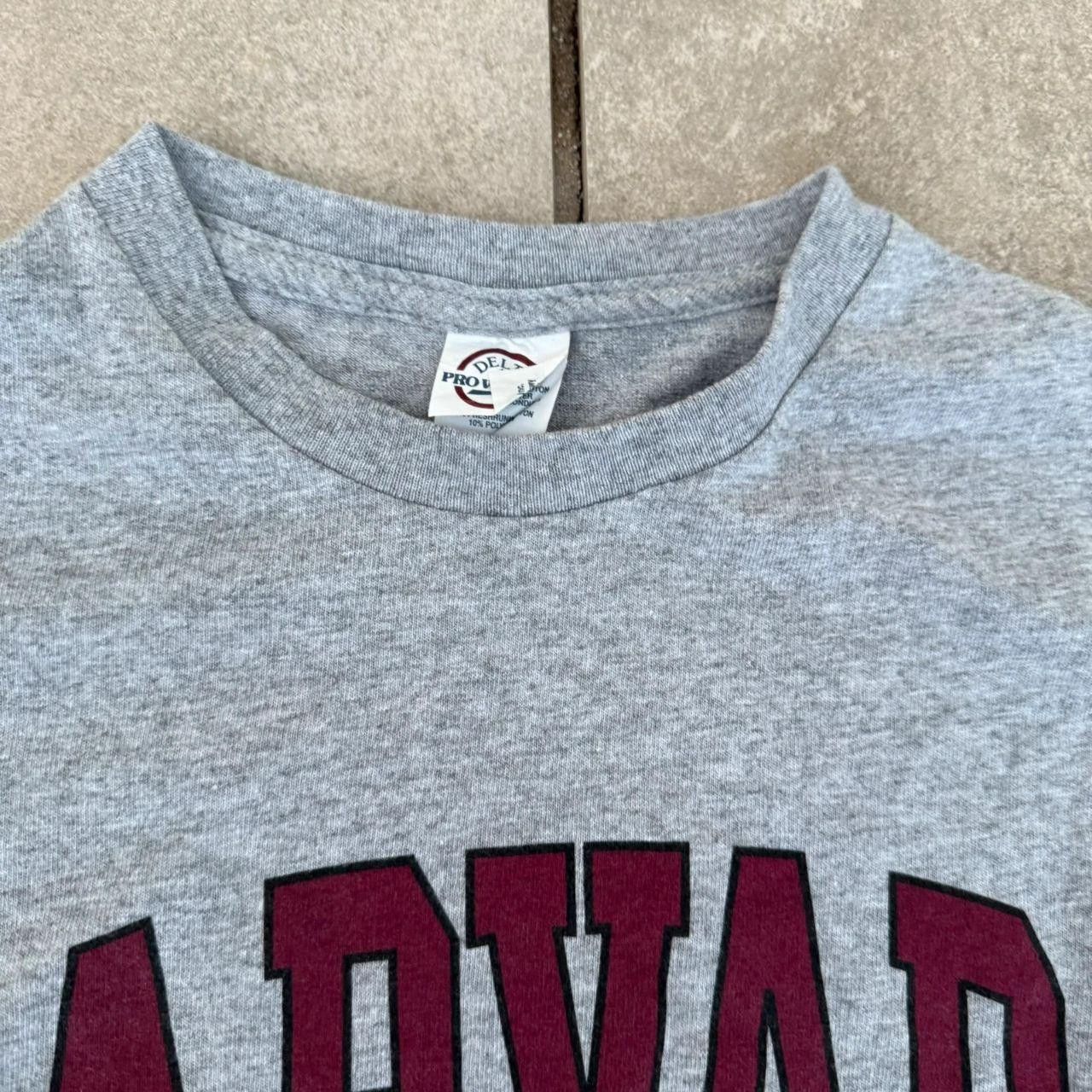 Vintage Harvard Vintage 90s College T shirt Spellout Grey Size US S / EU 44-46 / 1 - 5 Thumbnail