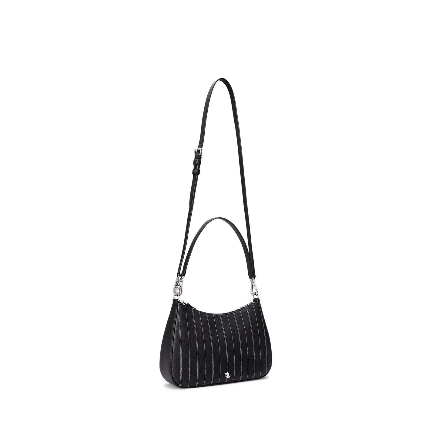 Lauren Ralph Lauren o1g2r1mq0825 Size: OS / Danni Leather Shoulder Bag Black Size ONE SIZE - 5 Thumbnail