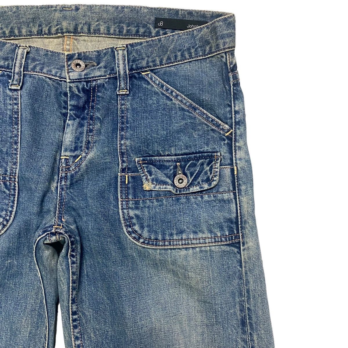 Johnbull Vintage JOHN BULL Denim Selvedge Fatigue Pants Size US 31 - 5 Thumbnail