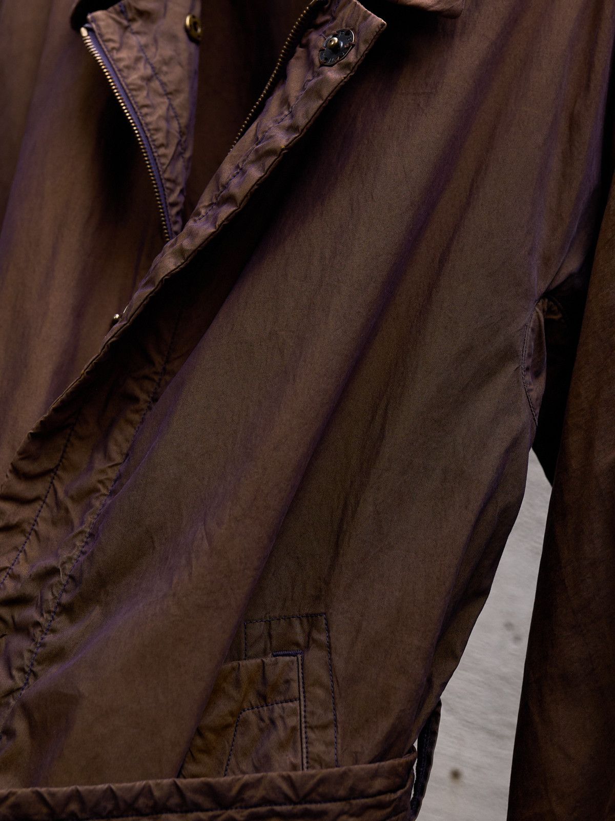 08sircus 08sircus Glossy Fabric Nylon Trench Coat Size US M / EU 48-50 / 2 - 3 Thumbnail