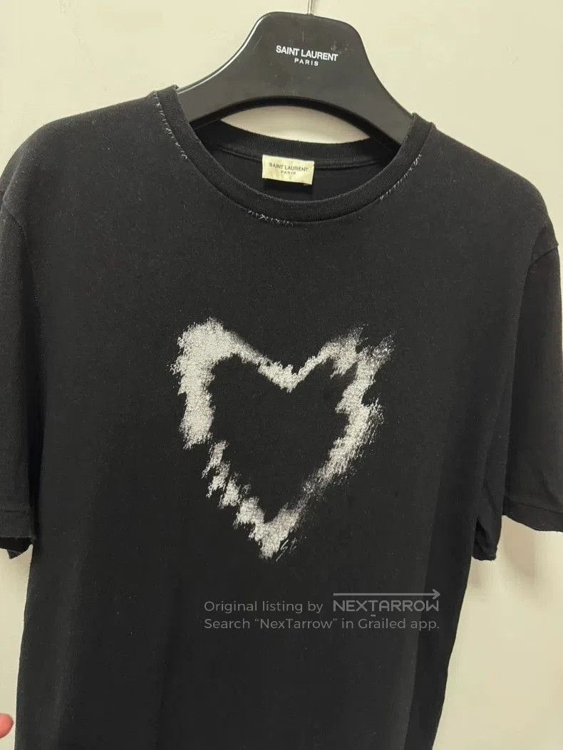 Saint Laurent Paris Saint Laurent 23FW Sequin Heart T. Size US XS / EU 42 / 0 - 3 Thumbnail