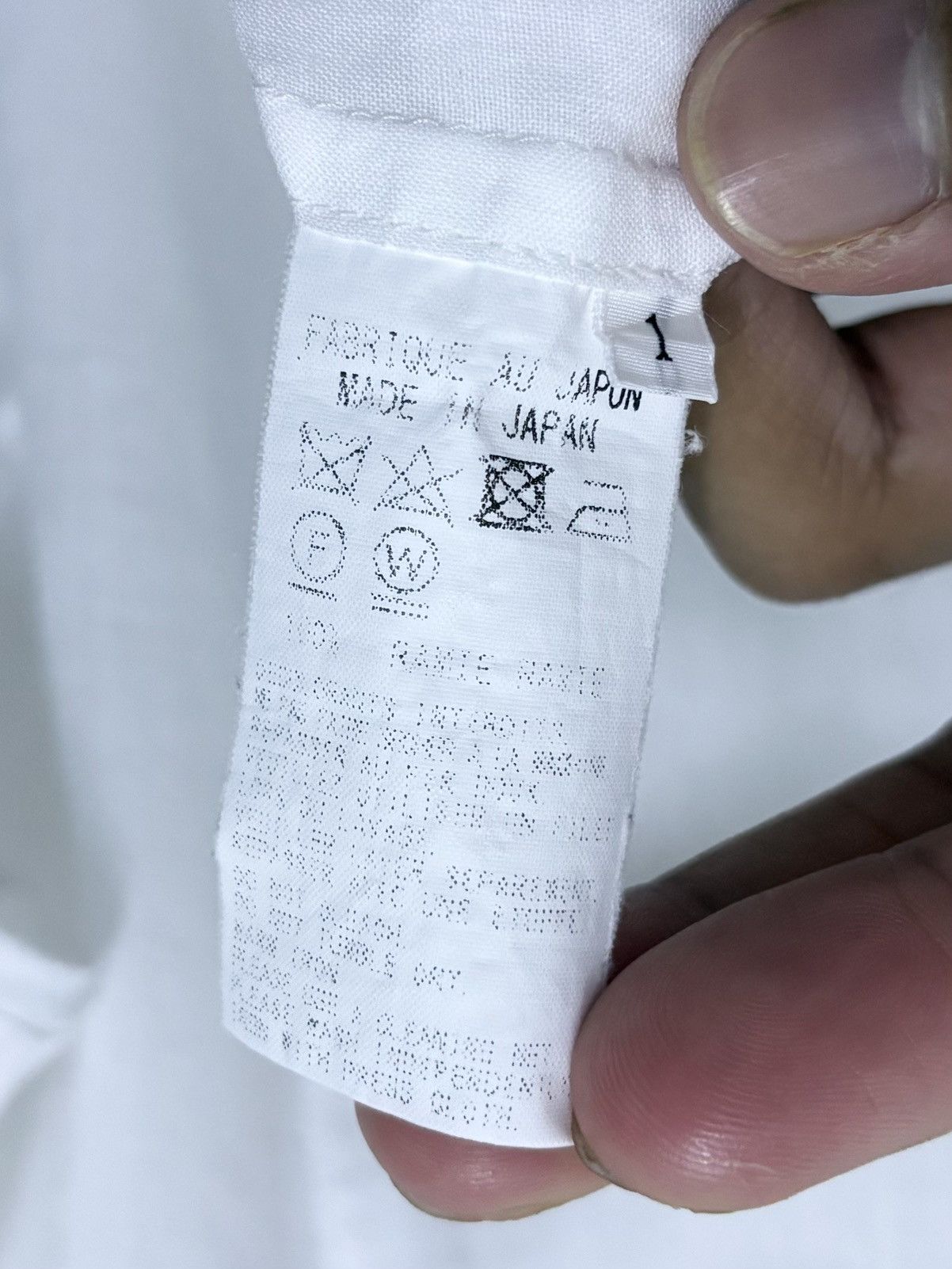 Yohji Yamamoto S/S 2018 Y's Yohji Yamamoto - Avant Garde White Blouse Size XS / US 0-2 / IT 36-38 - 13 Thumbnail
