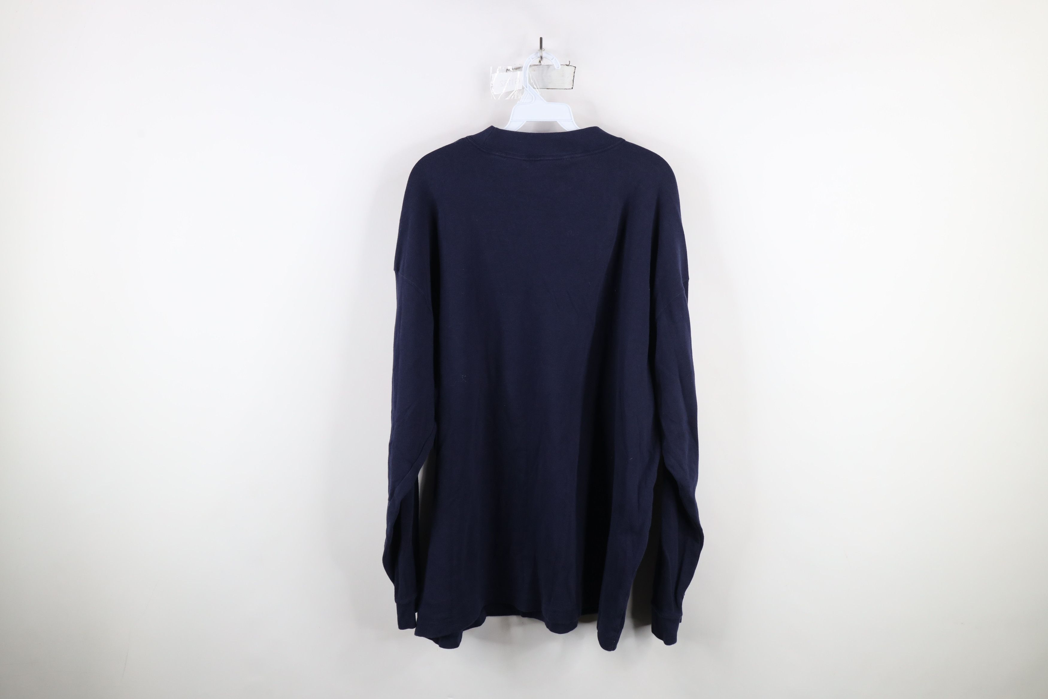 Reebok × Vintage Vintage 90s Reebok Logo Mock Neck Long Sleeve T-Shirt Size US XXL / EU 58 / 5 - 9 Thumbnail