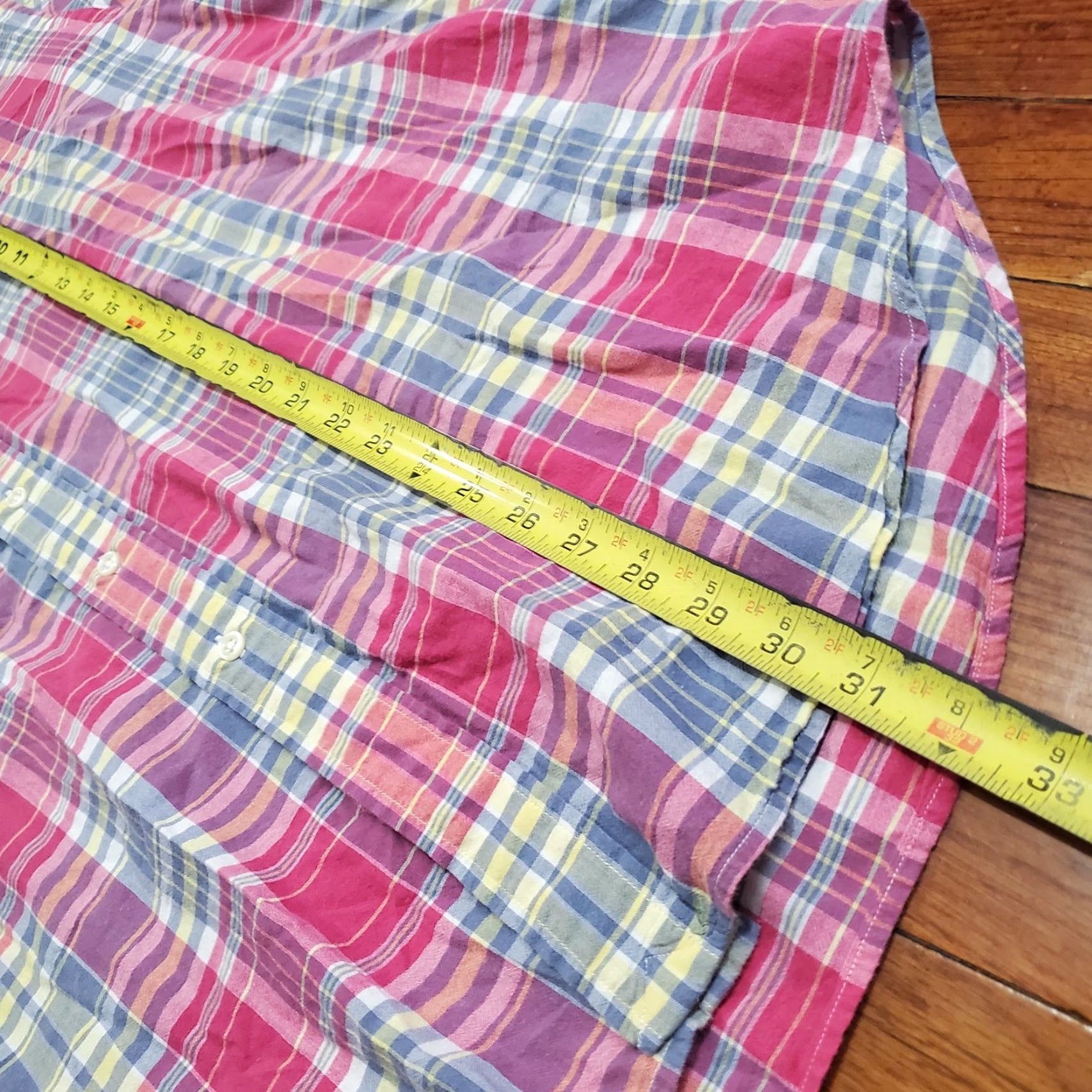 Ralph Lauren Ralph Lauren Blake Shirt Mens L Plaid Short Sleeve Button-Down Cotton Casual Size US L / EU 52-54 / 3 - 5 Thumbnail