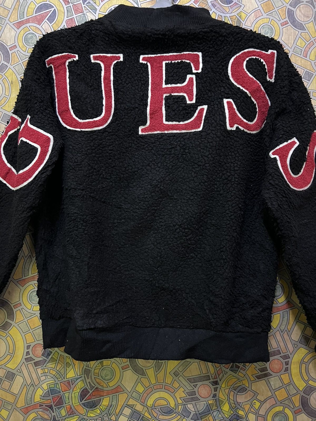 Guess Extremely rare GUESS Ges jacket Boa fleece outerwear GJ31 Size US L / EU 52-54 / 3 - 19 Thumbnail