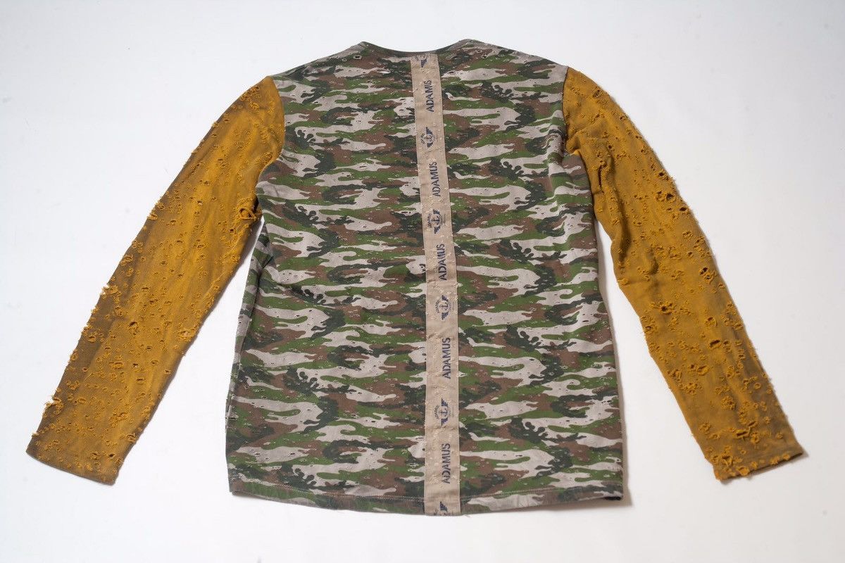 Japanese Brand adamus trashed long sleeve Size US M / EU 48-50 / 2 - 9 Thumbnail