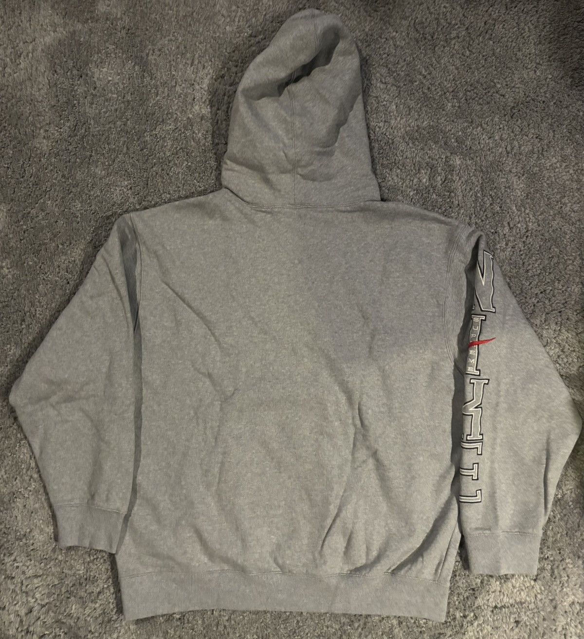 SupremexNike HoodedSweatshirtHeatherGrey - スケートボード