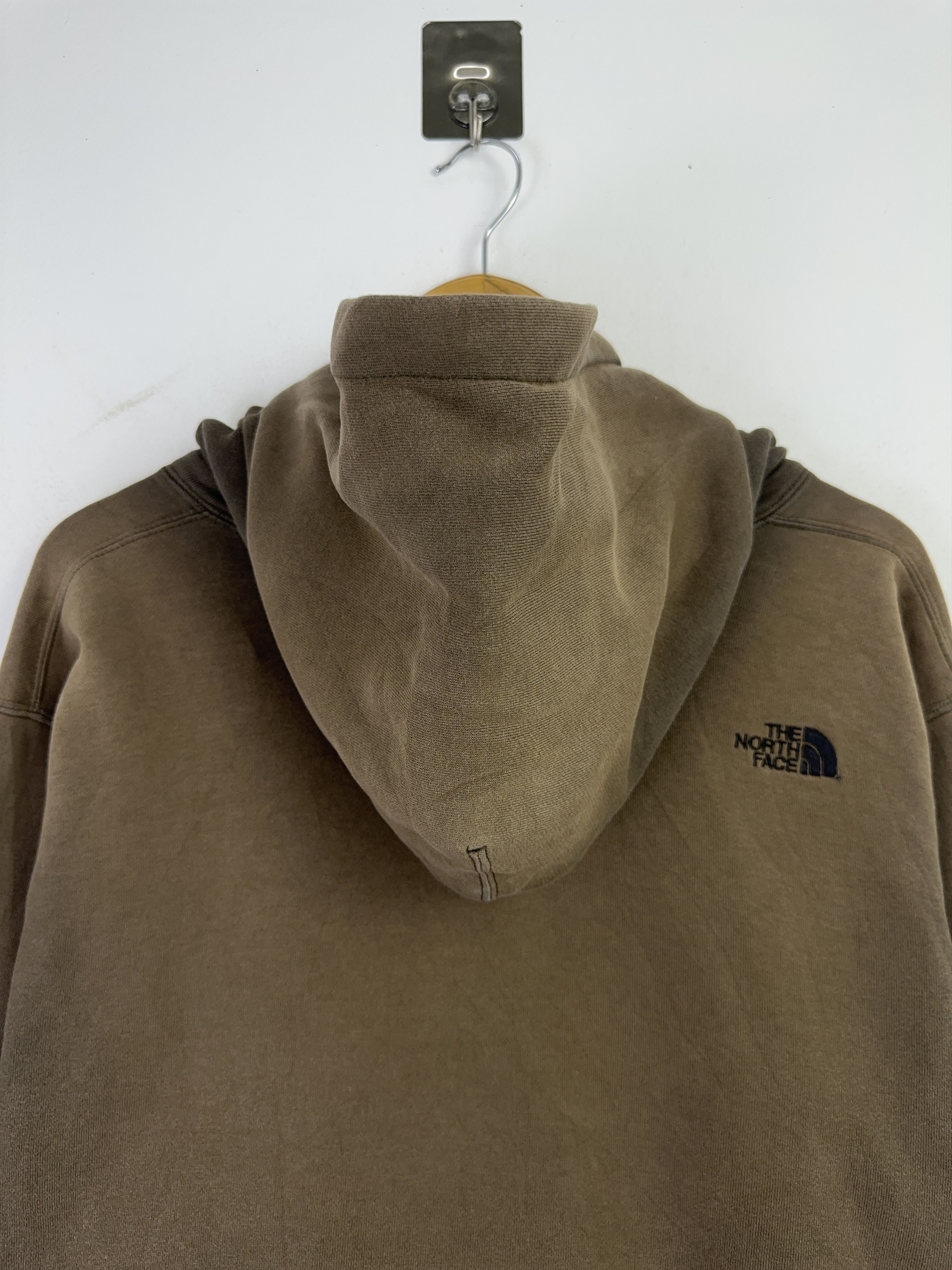 The North Face Vintage The North Face Brown Red Box Logo Hoodie BP0011 Size US XL / EU 56 / 4 - 4 Thumbnail