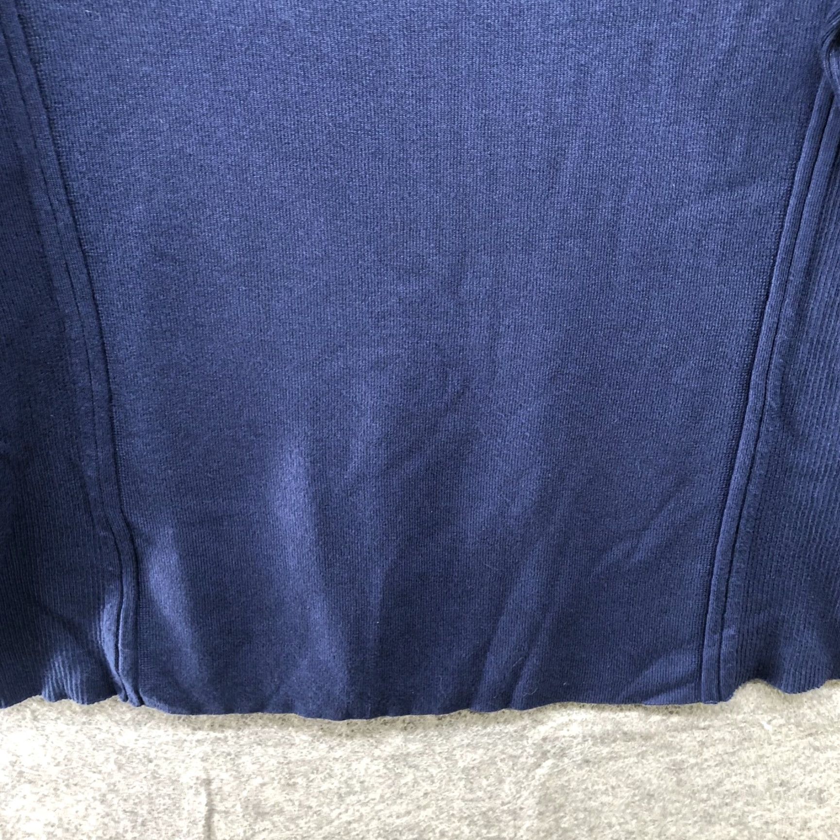 Vintage Inc International Concepts Sweater Womens 3X Blue Stretch Knit Square Neck Pullover Long Sleeve Casual Office Wear Size XXL / US 16-18 / IT 52-54 - 4 Thumbnail