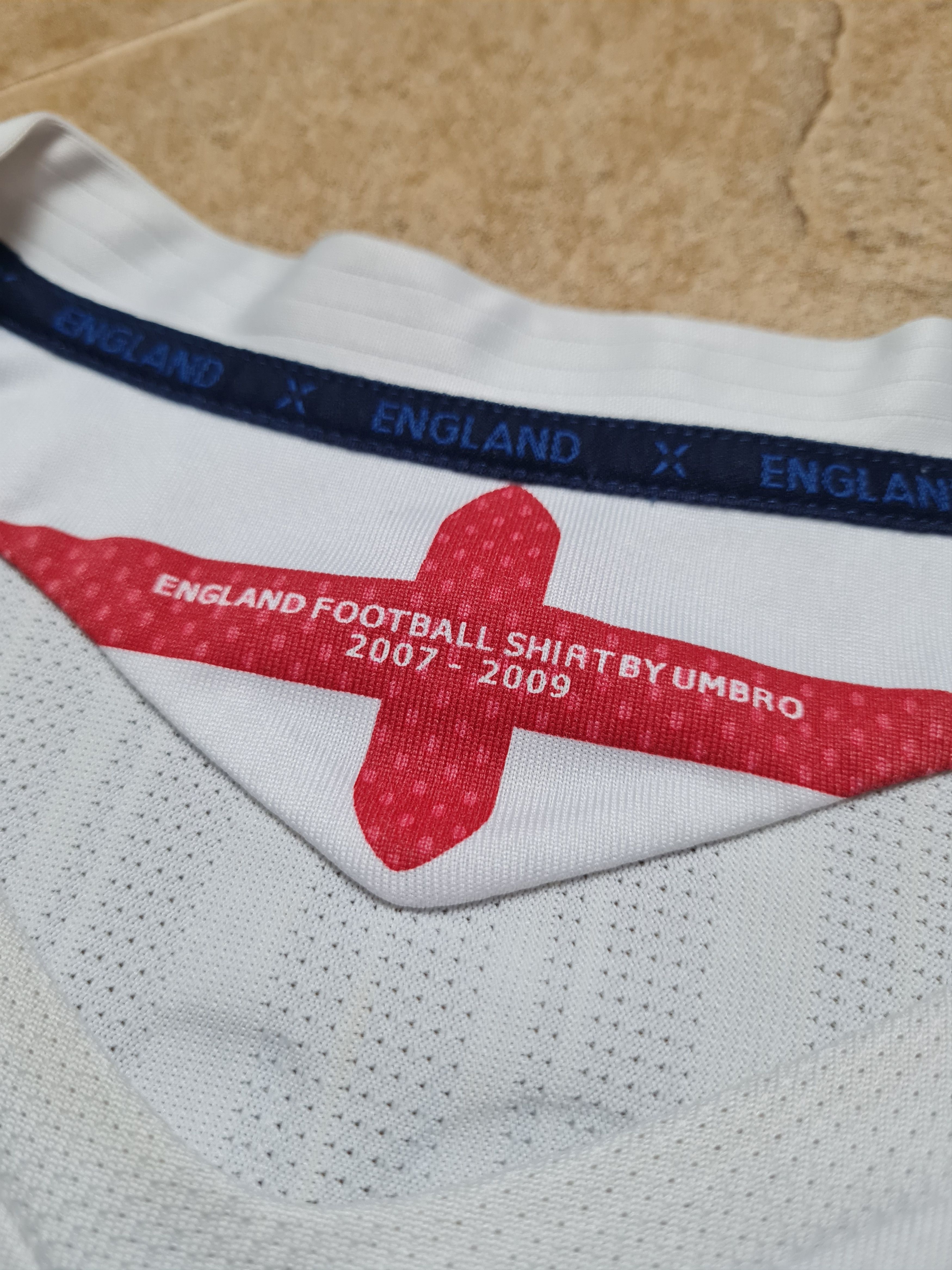 Umbro Vintage Umbro #9 Rooney ENGLAND 2008/2010 Football Soccer Size US L / EU 52-54 / 3 - 5 Thumbnail