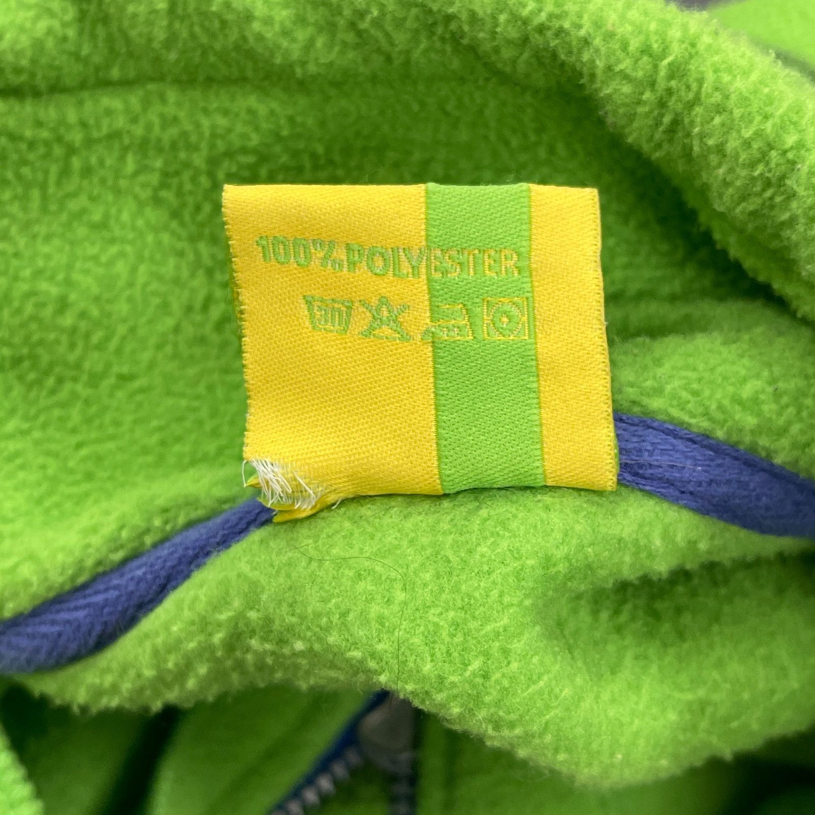 Vintage vintage 2006 Kawasaki fleece half-zip sweater Pullover Large Size US L / EU 52-54 / 3 - 5 Thumbnail