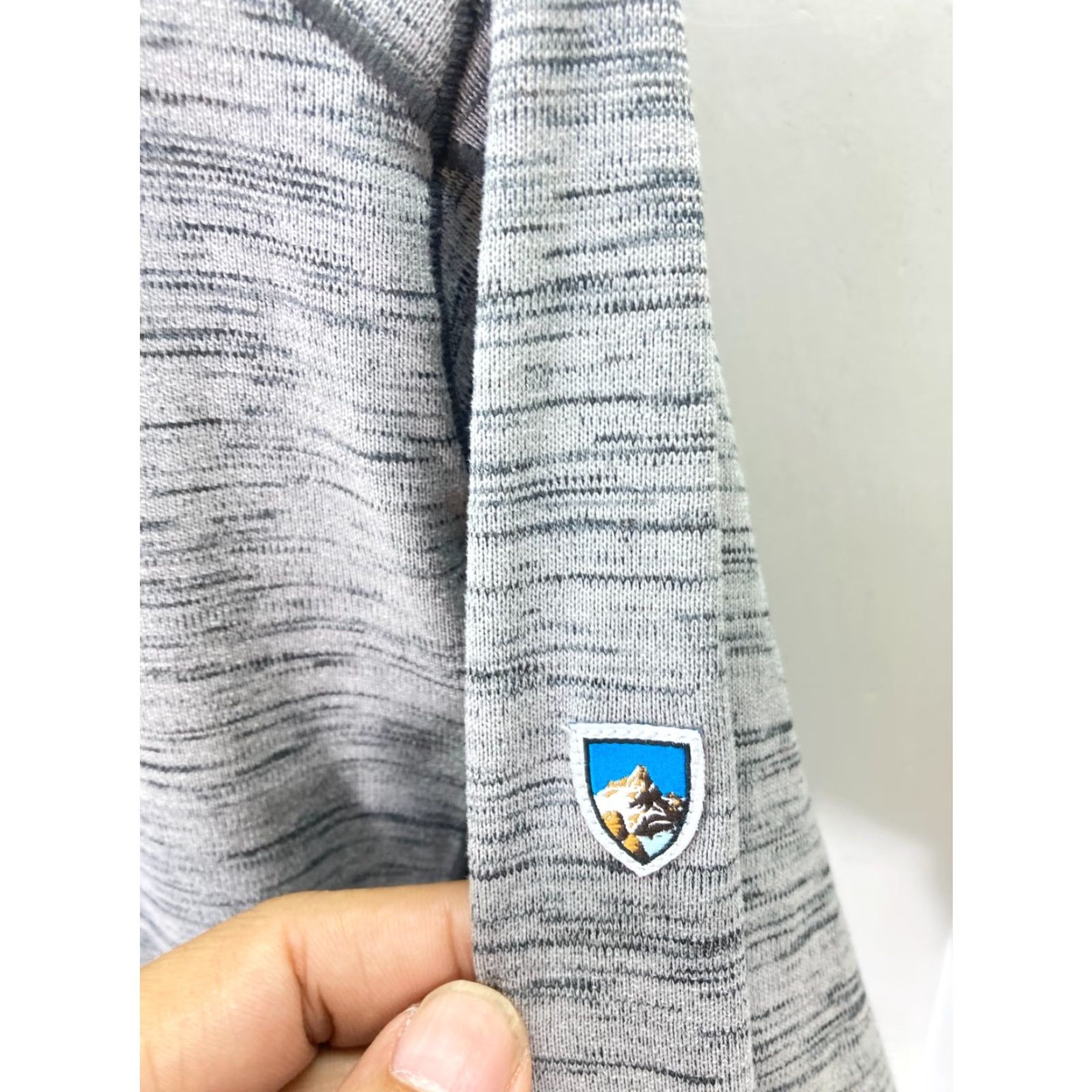 Logo 7 Kuhl Alloy Pullover Sweater Mens S Heather Gray 1/4 Zip Knit Long Sleeve Mock Neck Logo Outdoors Sports Winter Fall Spring Size US S / EU 44-46 / 1 - 6 Thumbnail