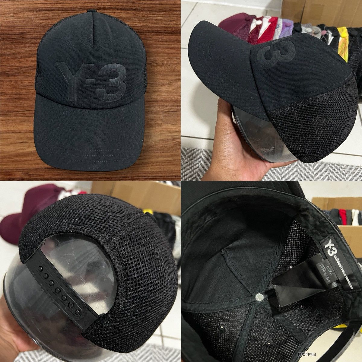 Yohji Yamamoto Adidas Y3 Yohji Yamamoto Cap one size Size ONE SIZE - 2 Thumbnail