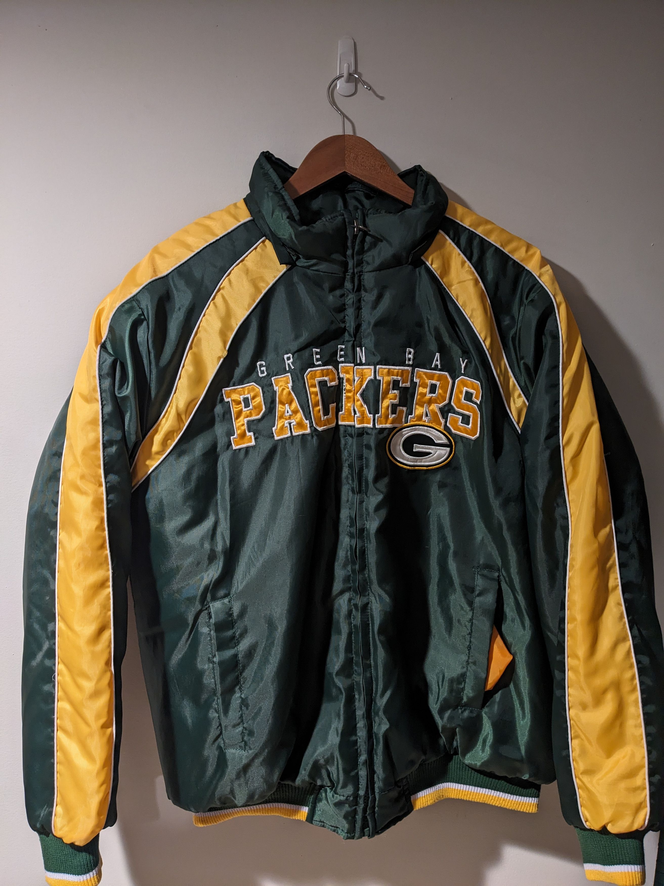 NFL × Vintage Vintage Y2K Green Bay Packers NFL Football Green Jacket Size US L / EU 52-54 / 3 - 1 Thumbnail