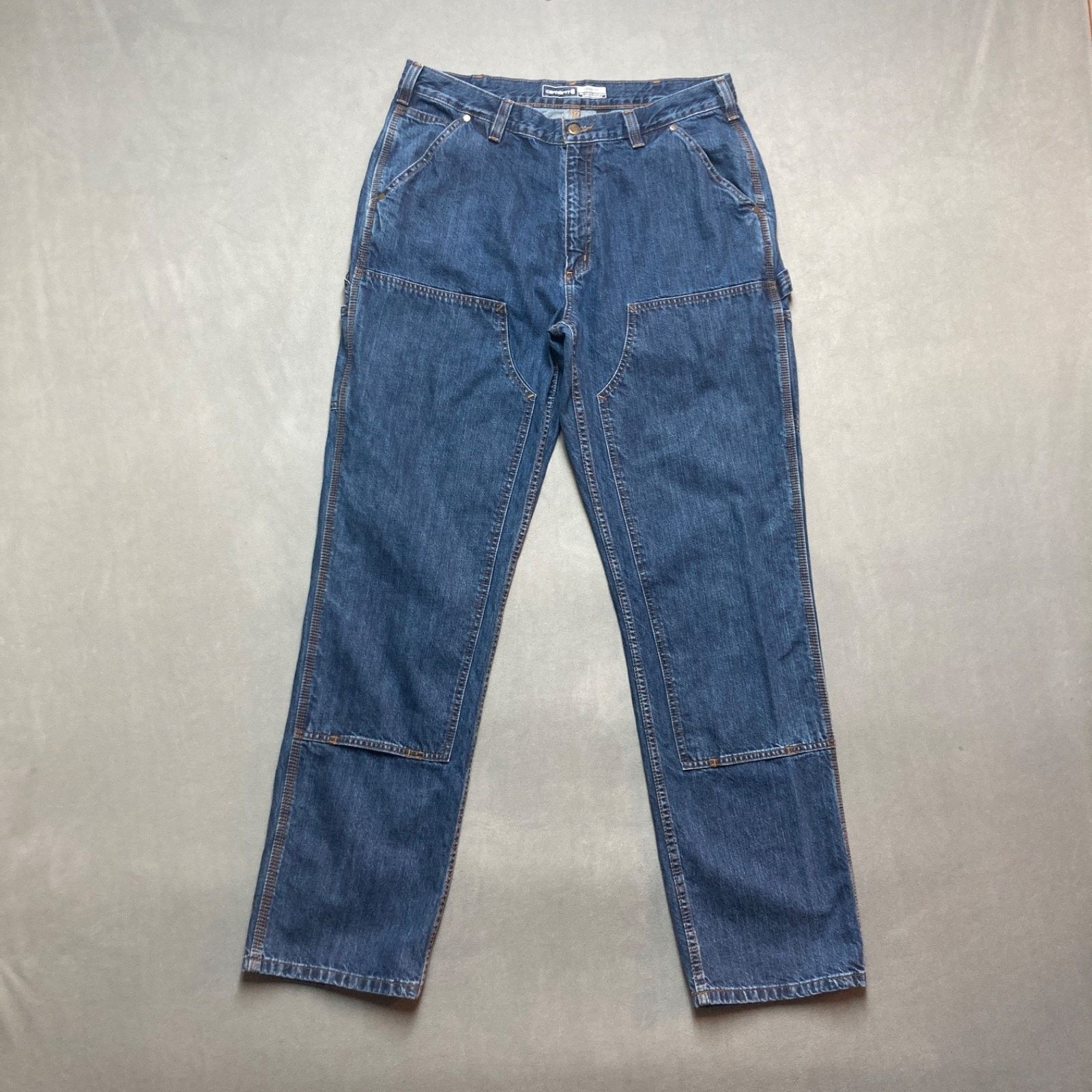 Carhartt Carhartt Double Knee Carpenter Jeans Mens 36x36 Loose Denim Size US 36 / EU 52 - 1 Thumbnail